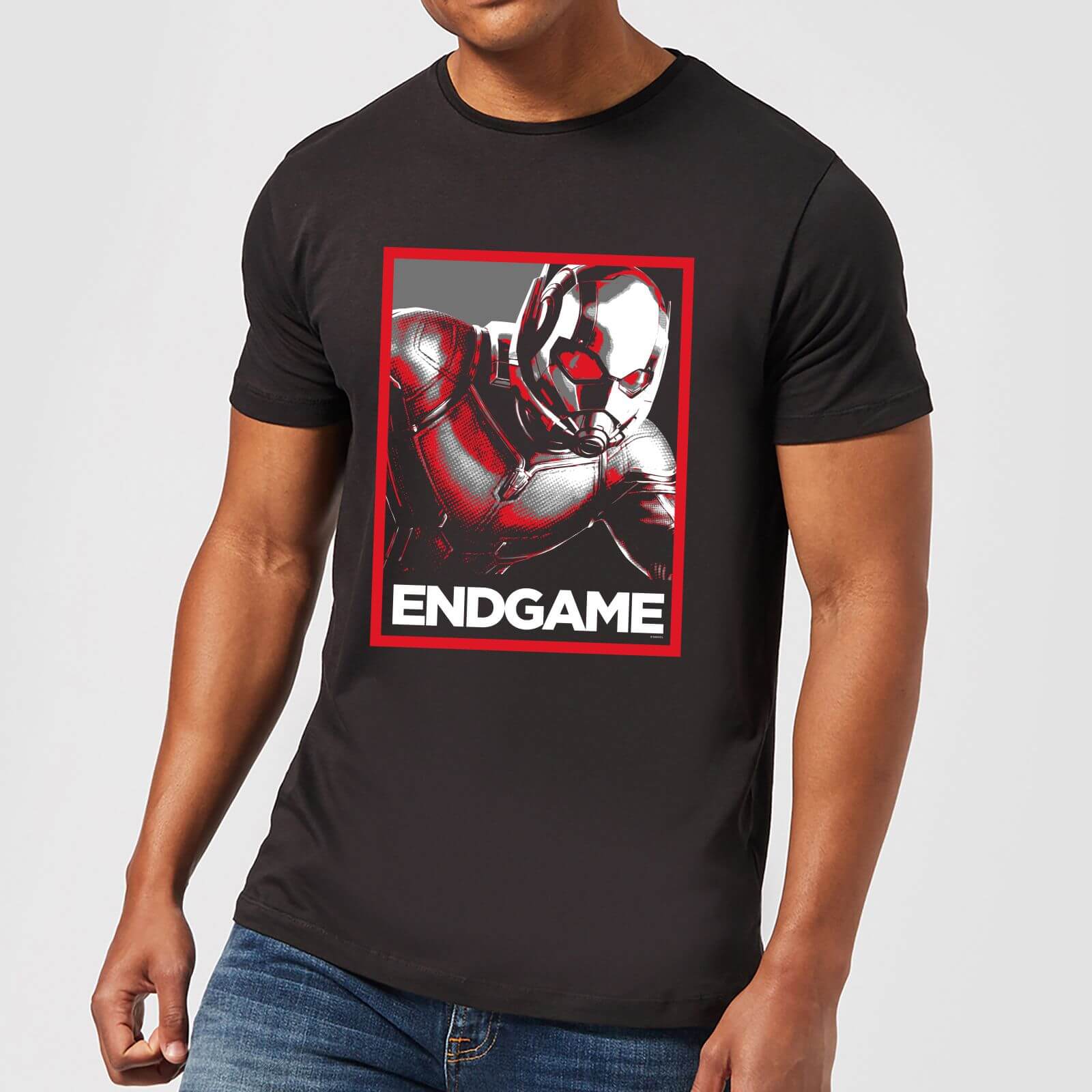 Avengers Endgame Ant-Man Poster Men's T-Shirt - Black - S - Black