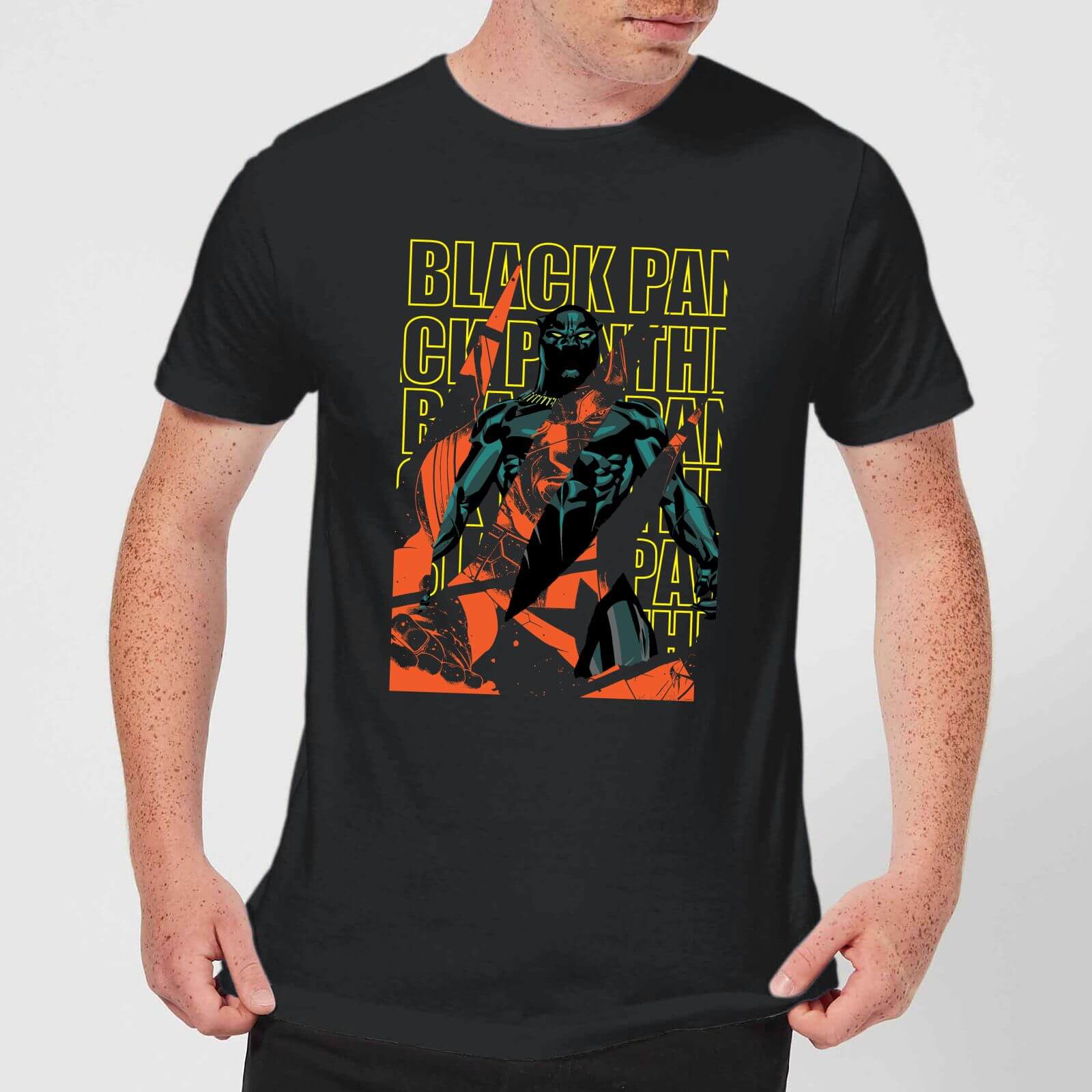 

Marvel Avengers Nero Panther Collage T-Shirt Uomo - Nero - XS
