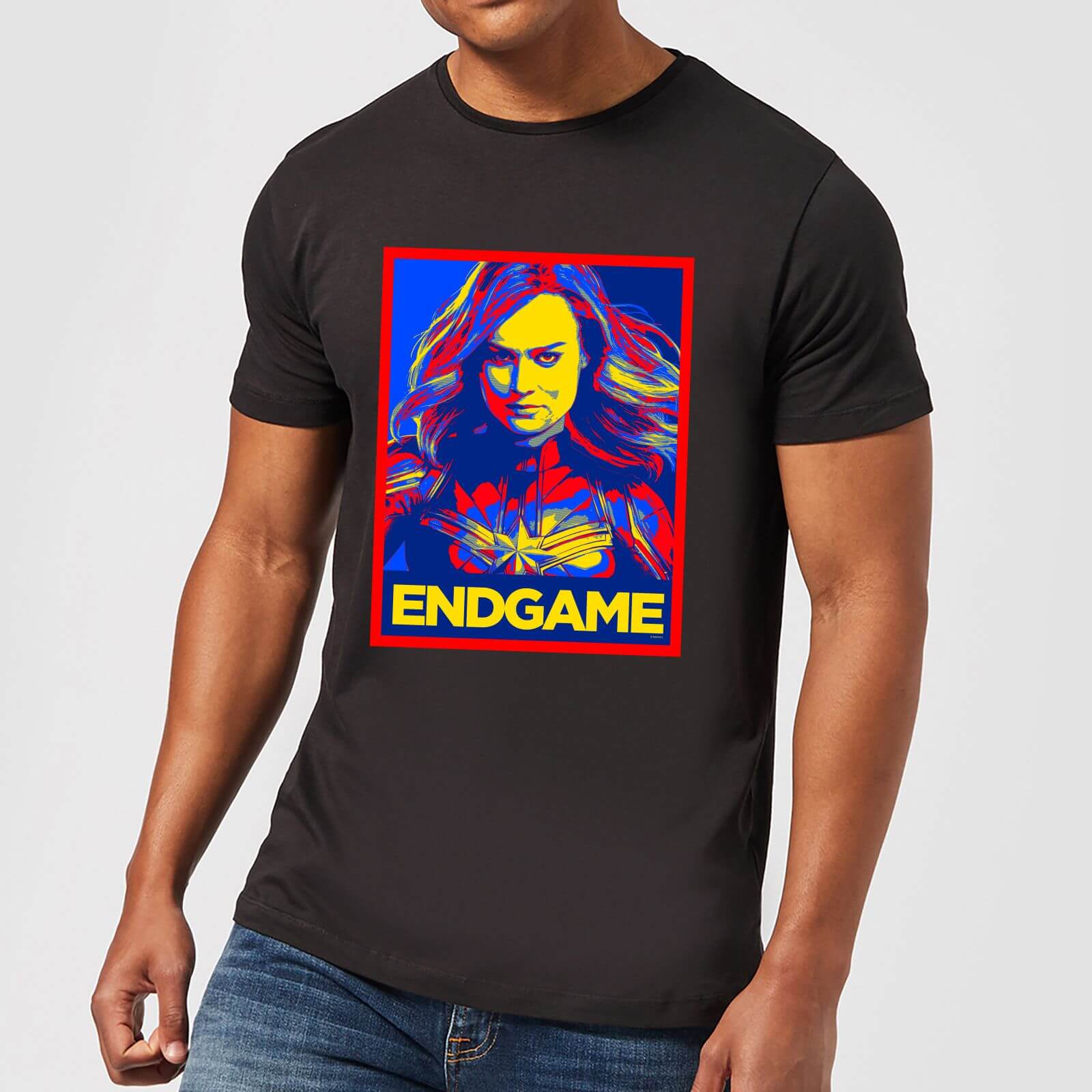 

Avengers Endgame Captain Marvel Poster T-Shirt Uomo - Nero - XS - Nero