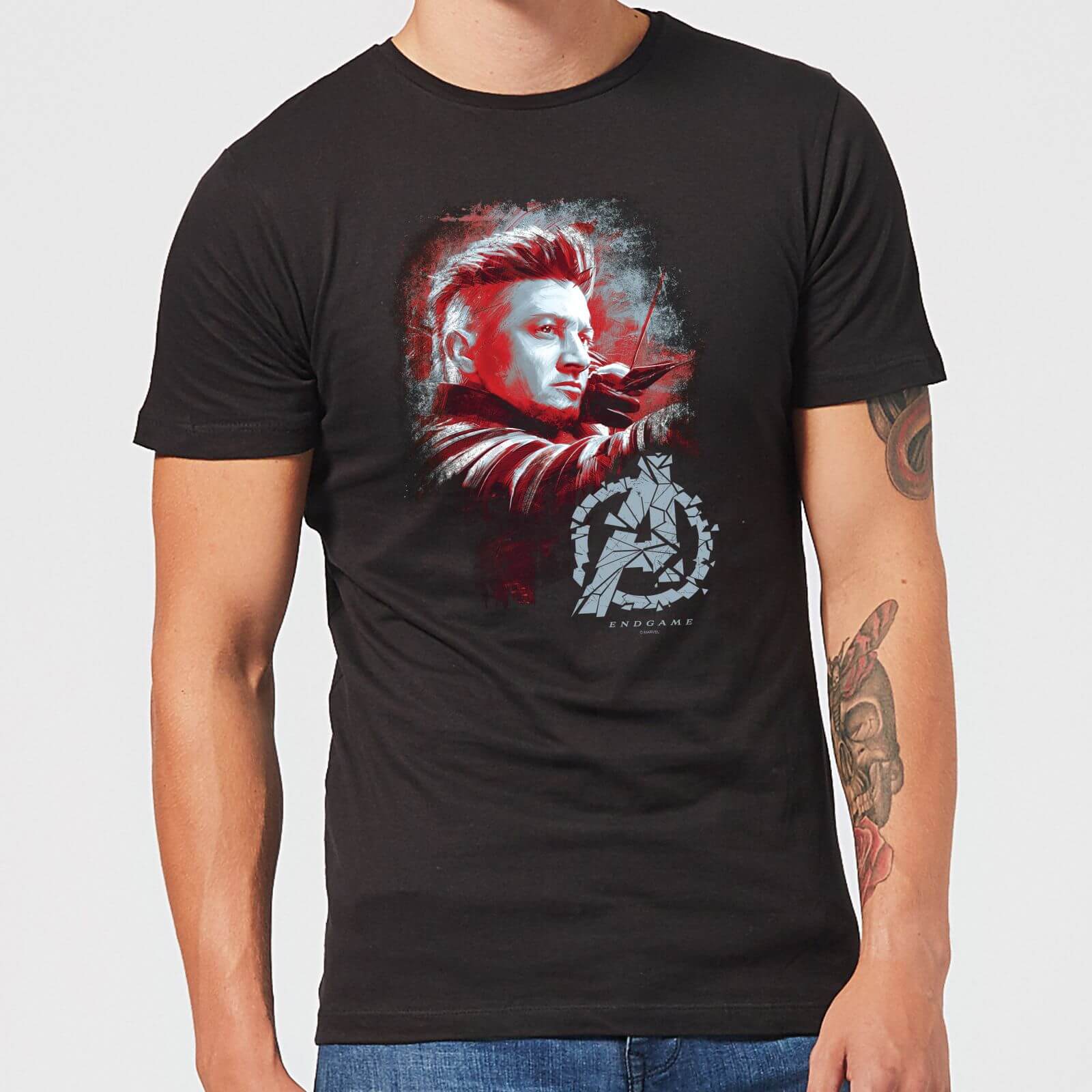 

T-Shirt Avengers Endgame Hawkeye Brushed - Nero - Uomo - XS - Nero