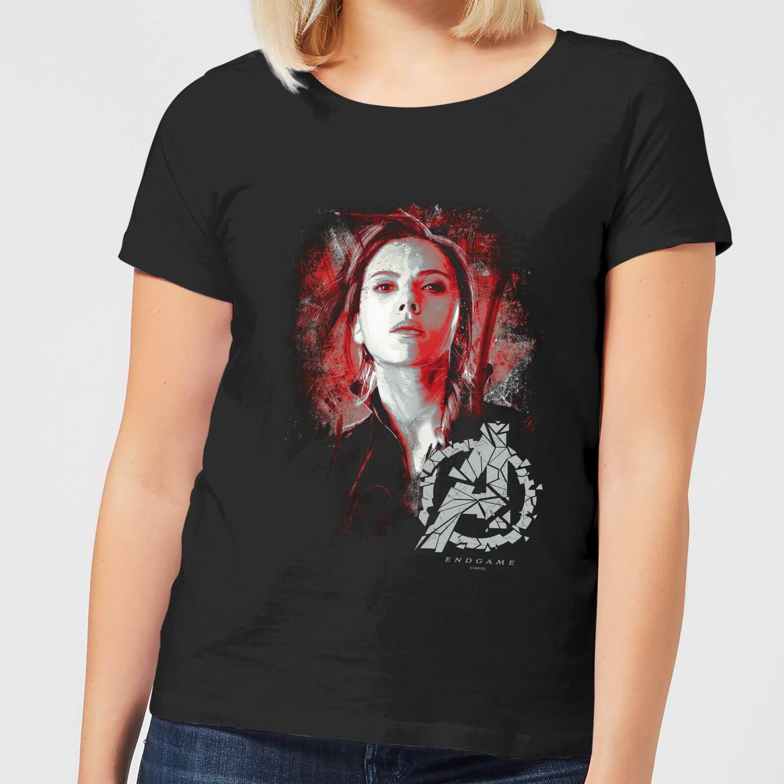 

T-Shirt Avengers Endgame Black Widow Brushed - Nero - Donna - M