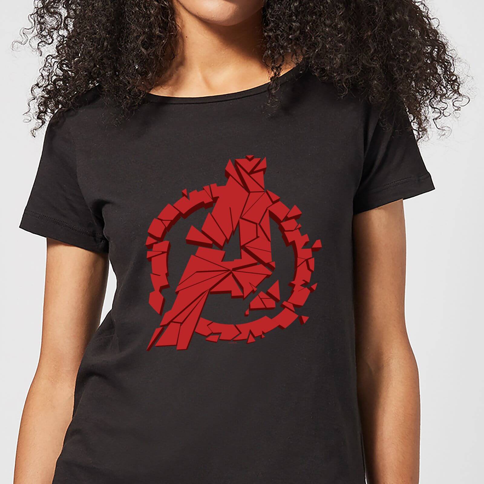 

Avengers Endgame Shattered Logo Women's T-Shirt - Black - XL