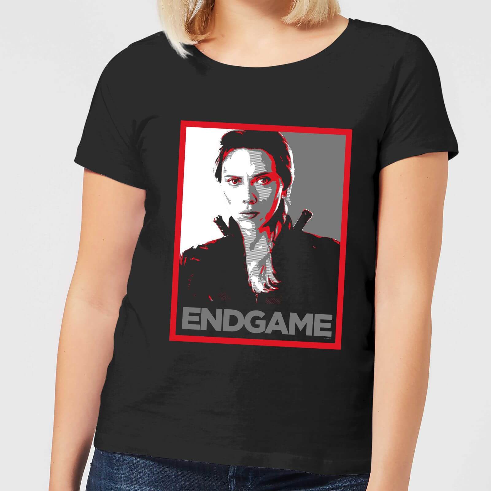 

T-Shirt Avengers Endgame Black Widow Poster - Nero - Donna - S - Nero