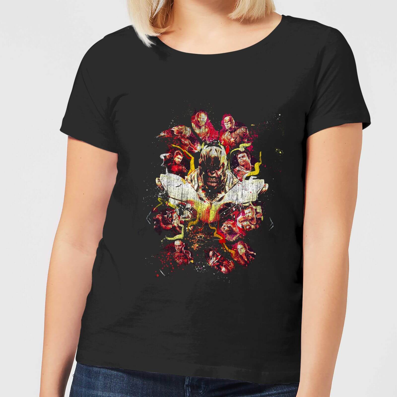 

T-Shirt Avengers Endgame Distressed Thanos - Nero - Donna - L - Nero