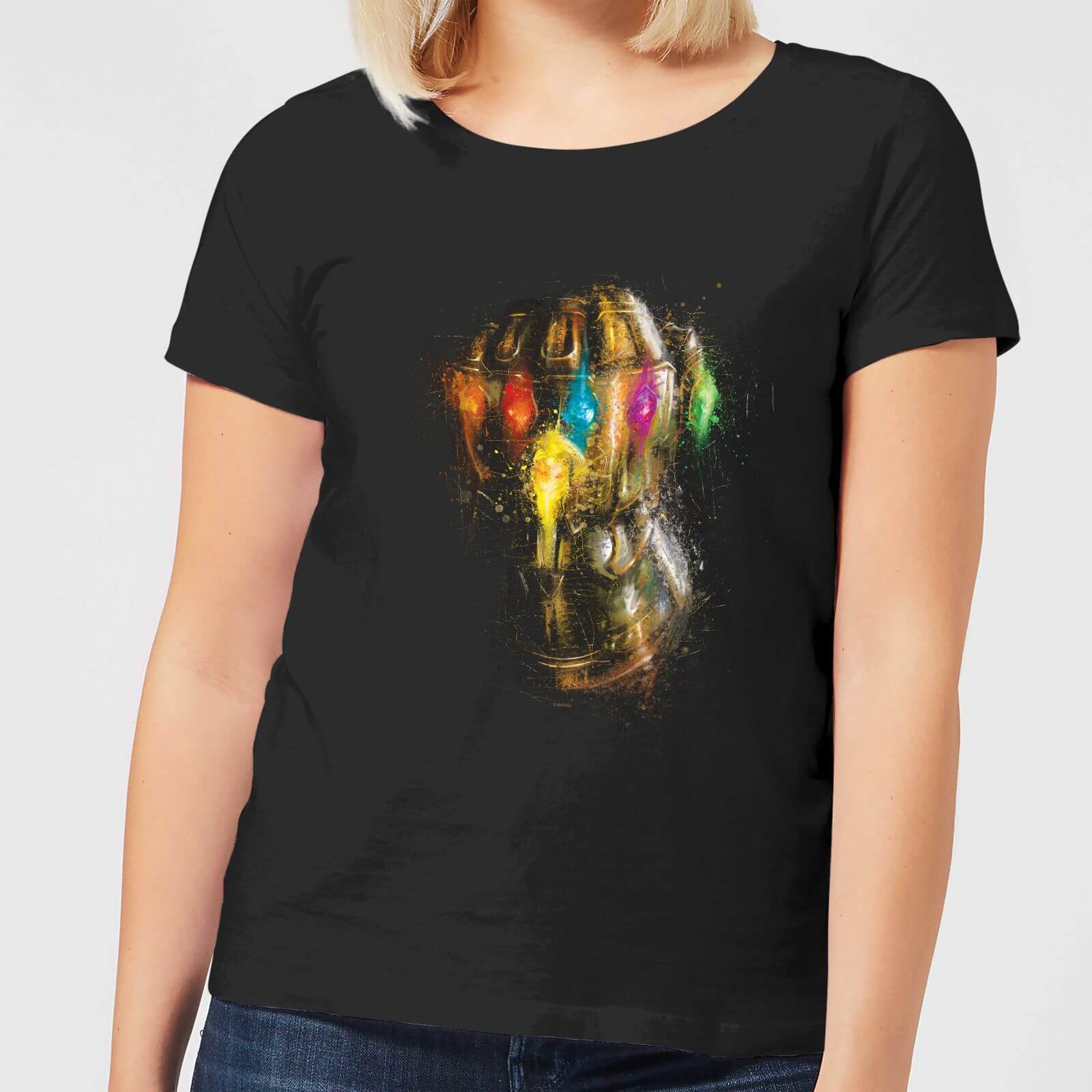 Avengers Endgame Infinity Gauntlet Warlord Women's T-Shirt - Black - L
