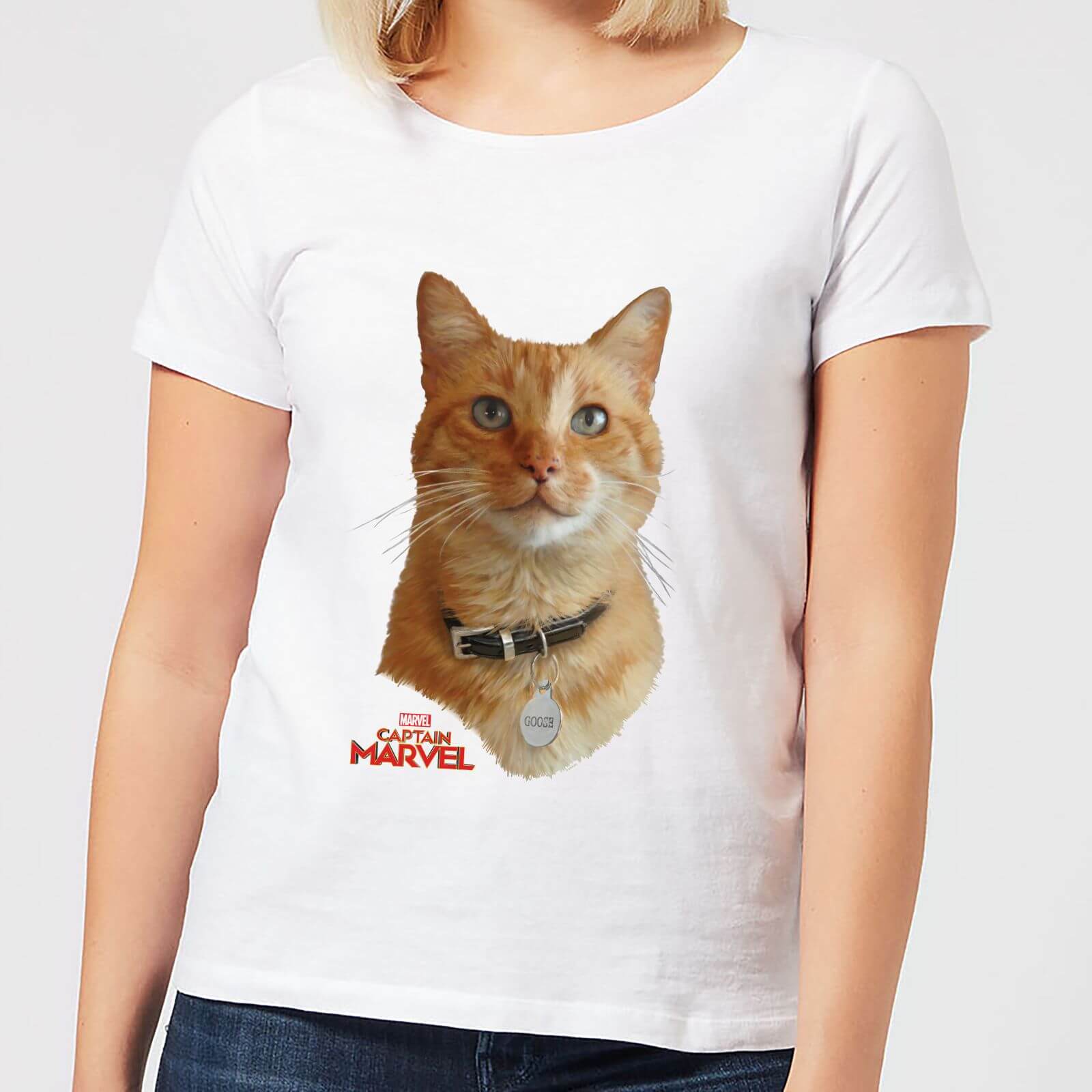 

T-Shirt Captain Marvel Goose - Bianco - Donna - XL