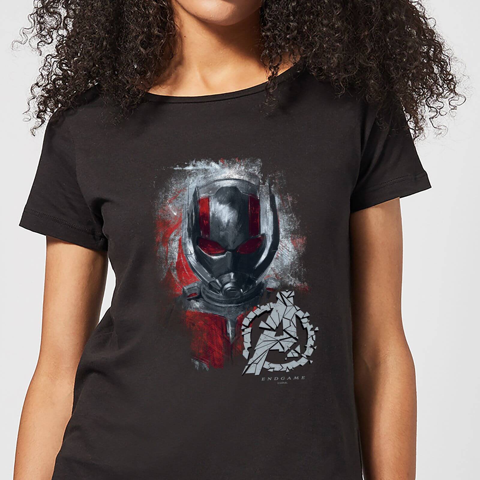 T-Shirt Avengers Endgame Ant Man Brushed - Nero - Donna - M