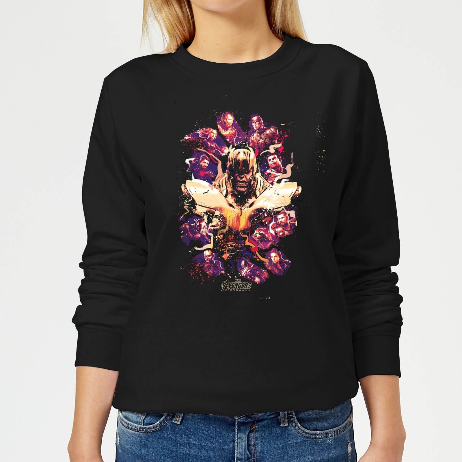 

Felpa Avengers Endgame Splatter - Nero - Donna - XXL - Nero