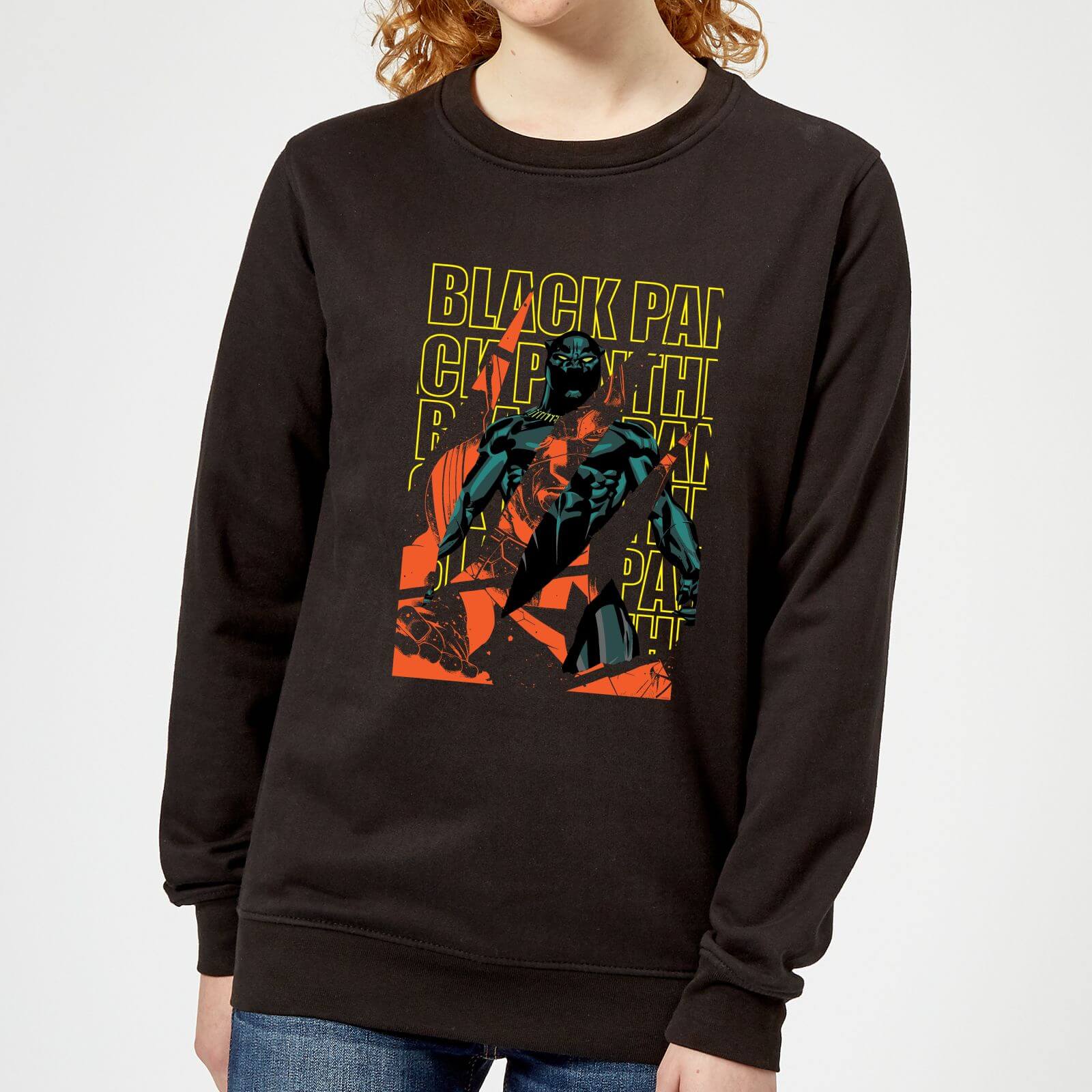 Marvel Avengers Black Panther Collage Women's Sweatshirt - Black - XXL - Negro