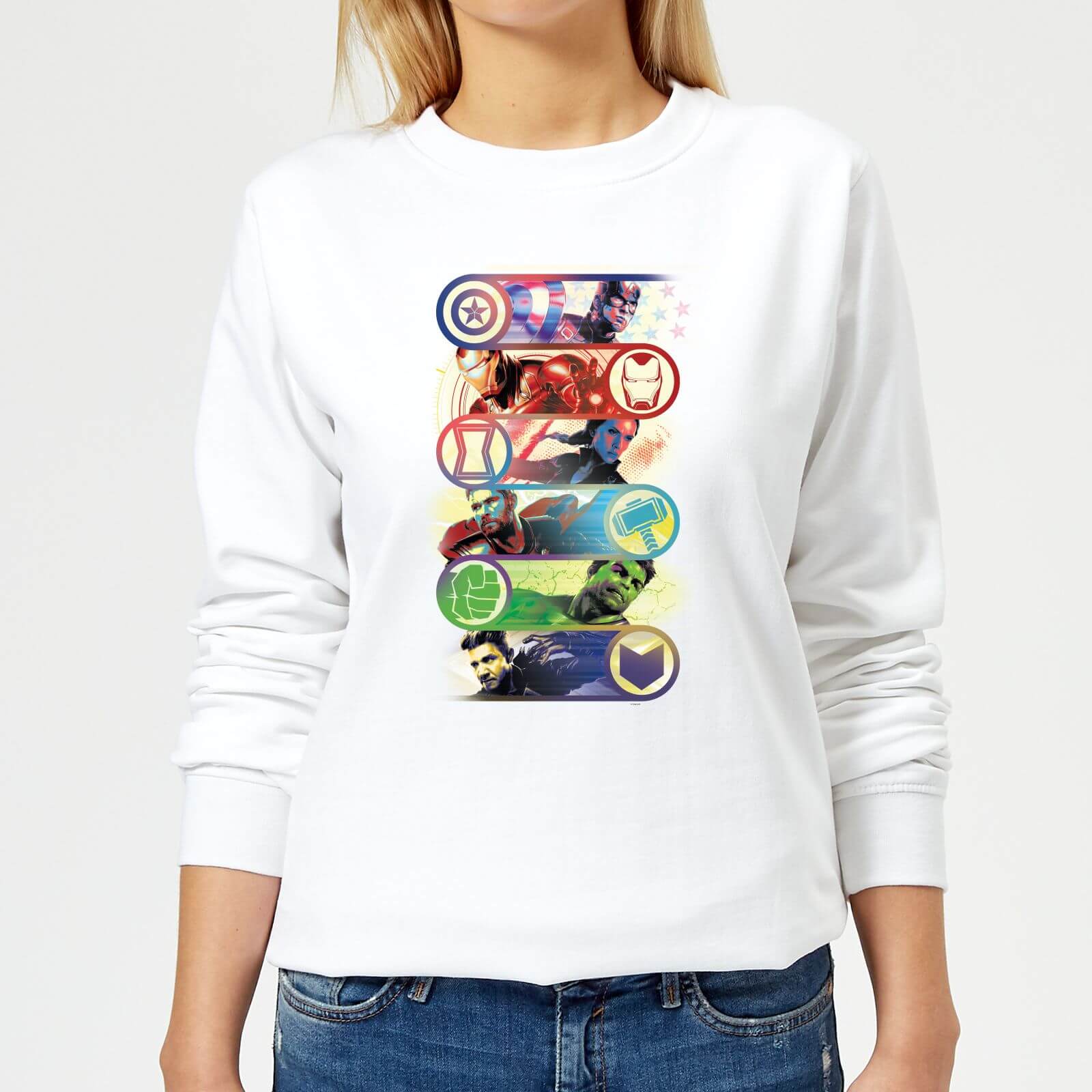 

Felpa Avengers Endgame Original Heroes - Bianco - Donna - XXL