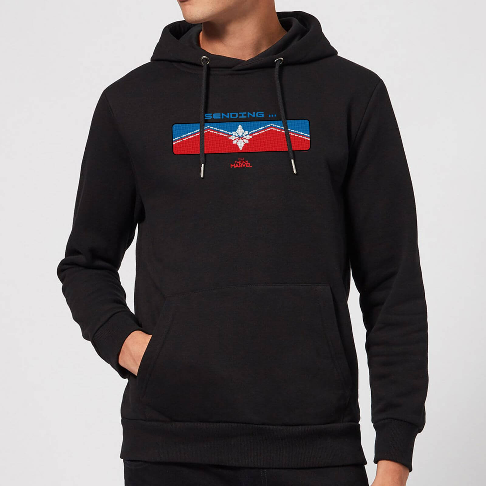 

Felpa con cappuccio Captain Marvel Sending - Nero - XL - Nero