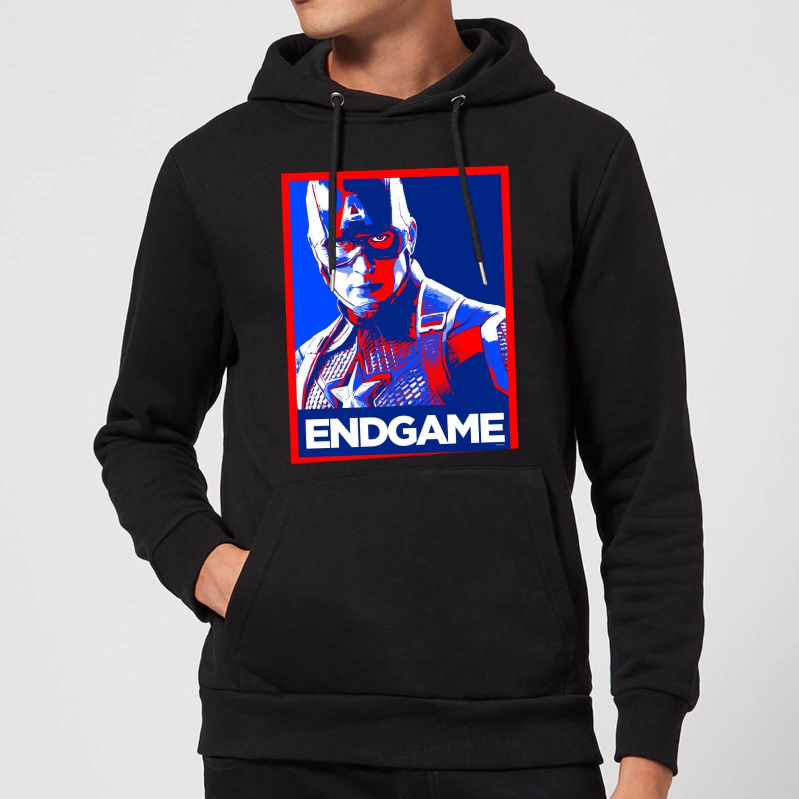 

Felpa con cappuccio Avengers Endgame Captain America Poster - Nero - XL