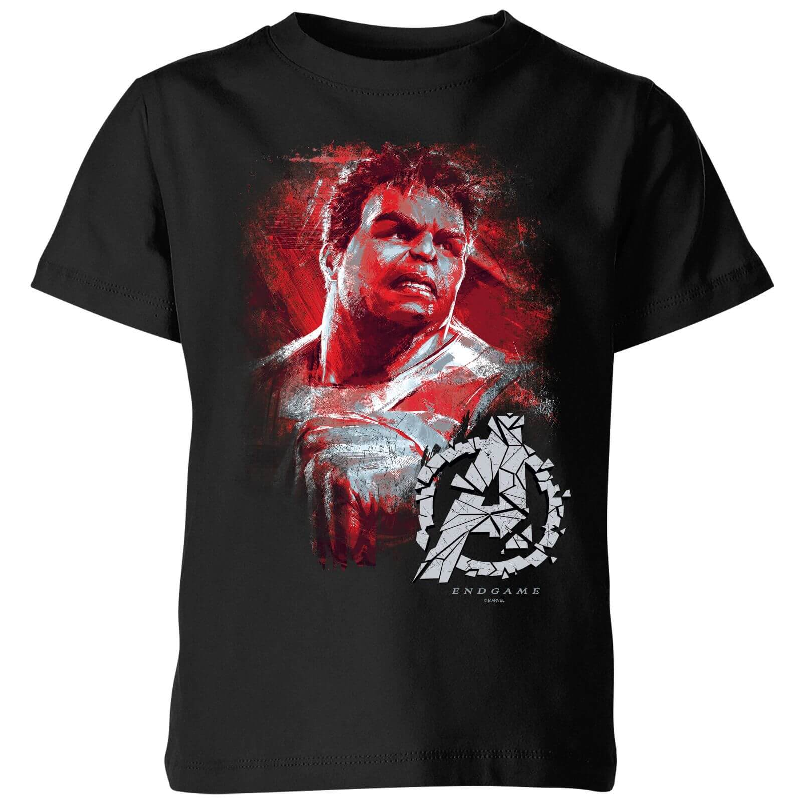 

Avengers Endgame Hulk Brushed Kids' T-Shirt - Black - 3-4 Anni - Nero