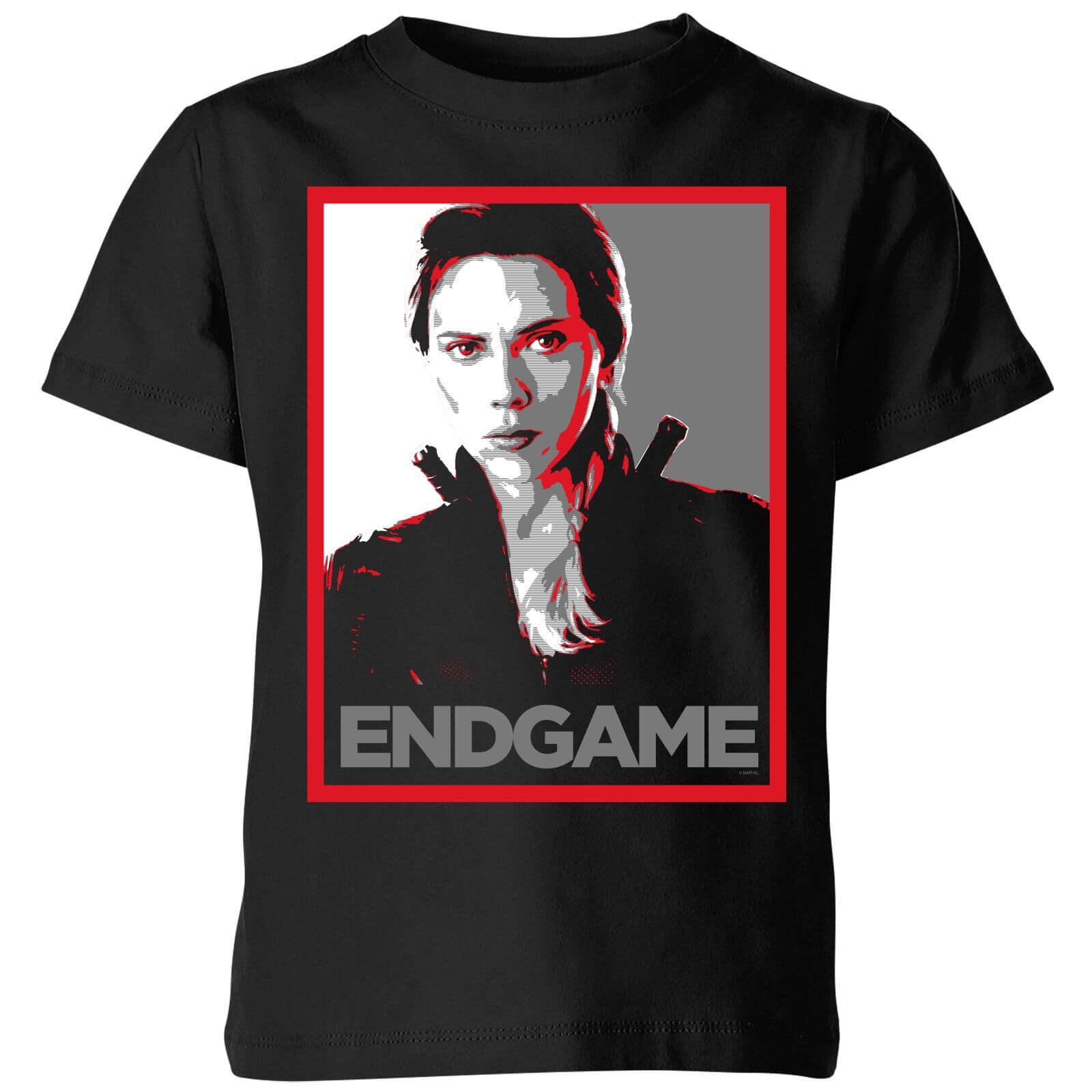 

T-Shirt Avengers Endgame Black Widow Poster - Nero - Bambini - 3-4 Anni - Nero