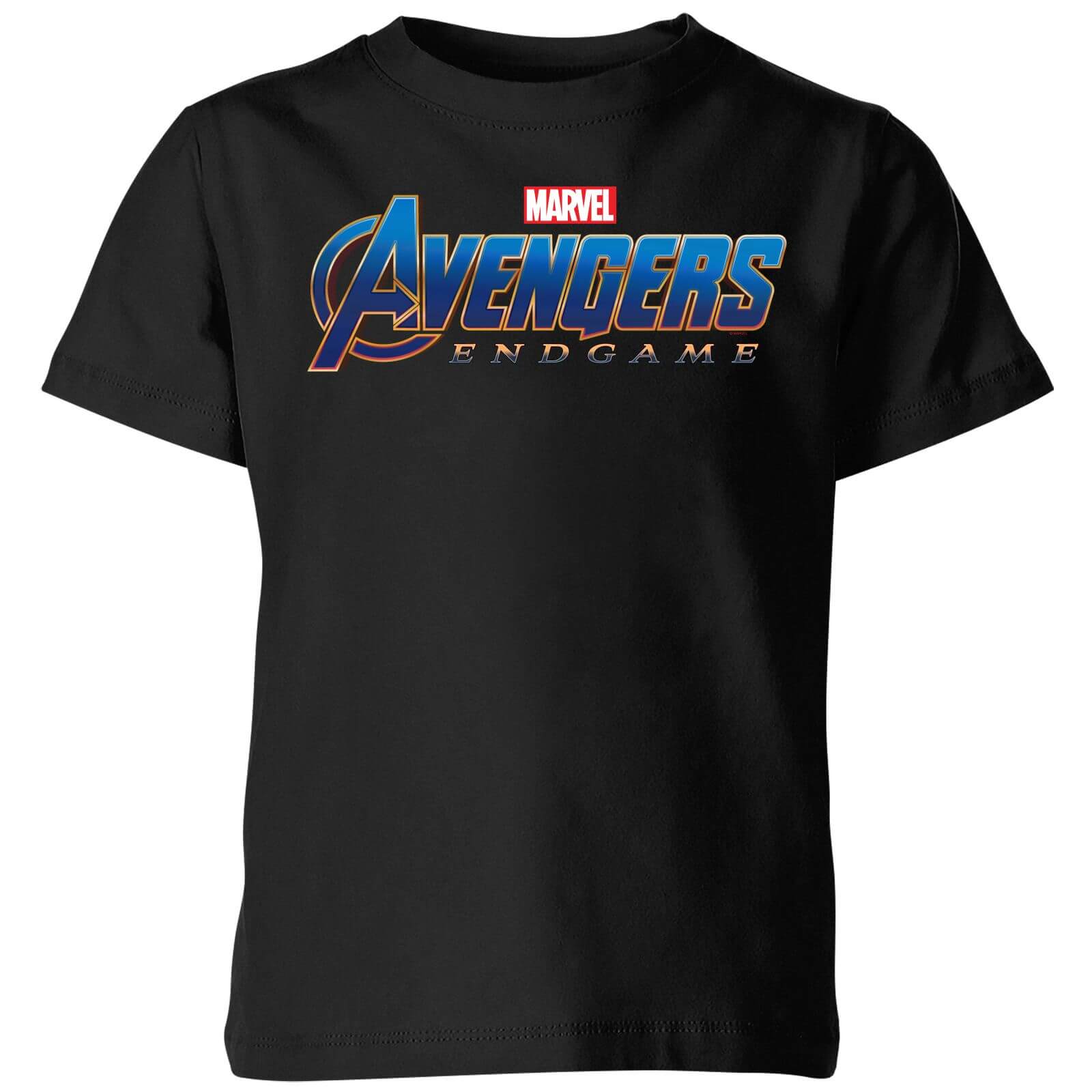 Avengers Endgame Logo Kids' T-Shirt - Black - 7-8 Years