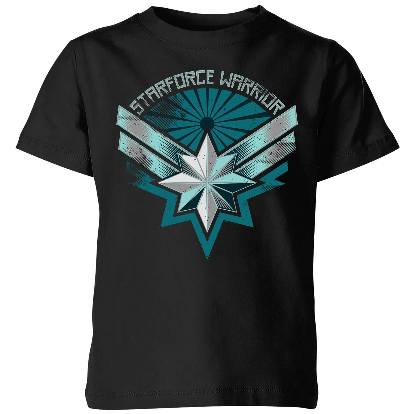

T-Shirt Captain Marvel Starforce Warrior - Nero - Bambini - 3-4 Anni
