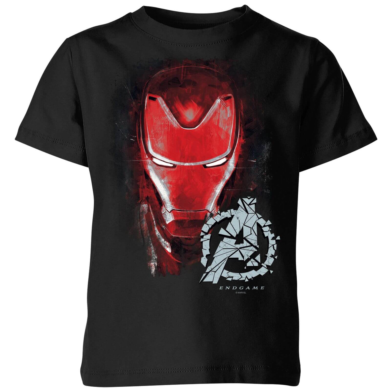 

T-shirt Avengers Endgame Iron Man Brushed - Enfant - Noir - 3-4 ans