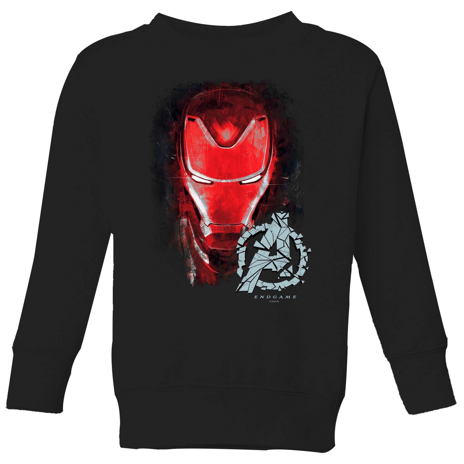 Avengers Endgame Iron Man Brushed Kids' Sweatshirt - Schwarz - 9-10 Jahre