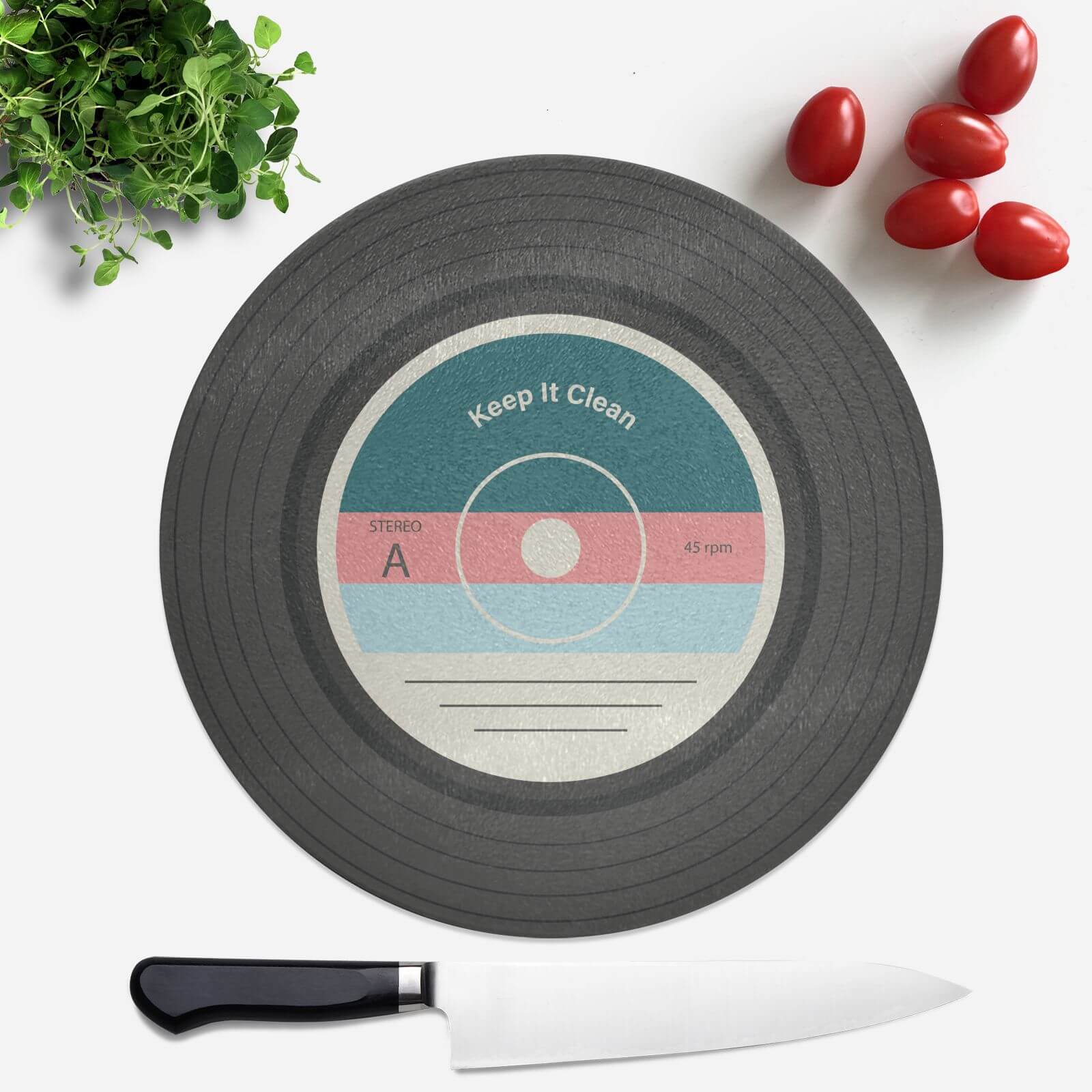 Keep It Clean Round Chopping Board