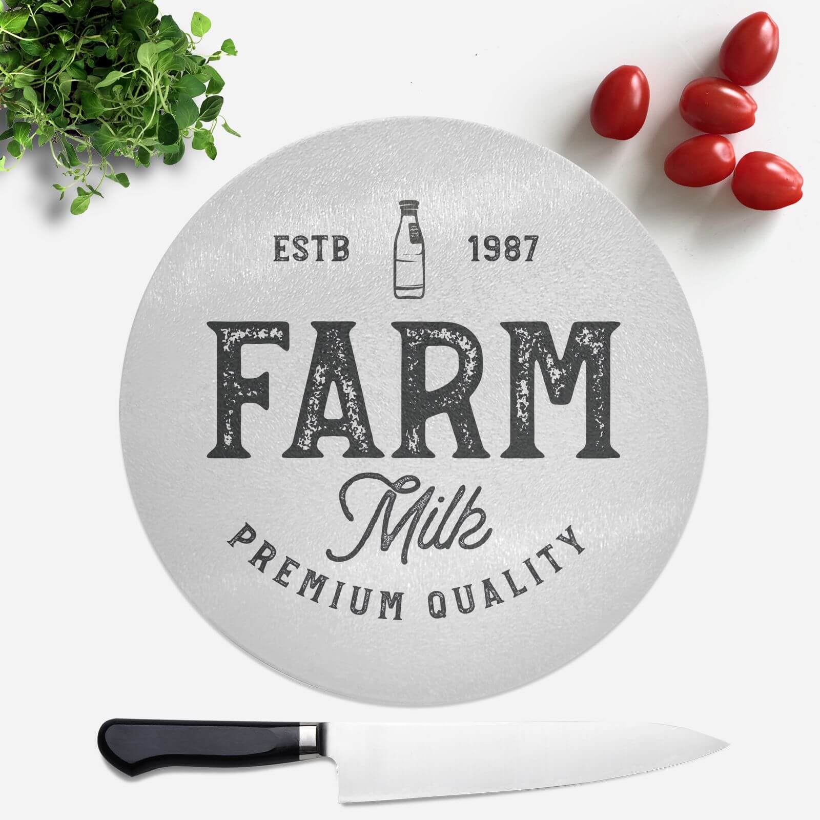 Farm Milk Premium Quality Round Chopping Board