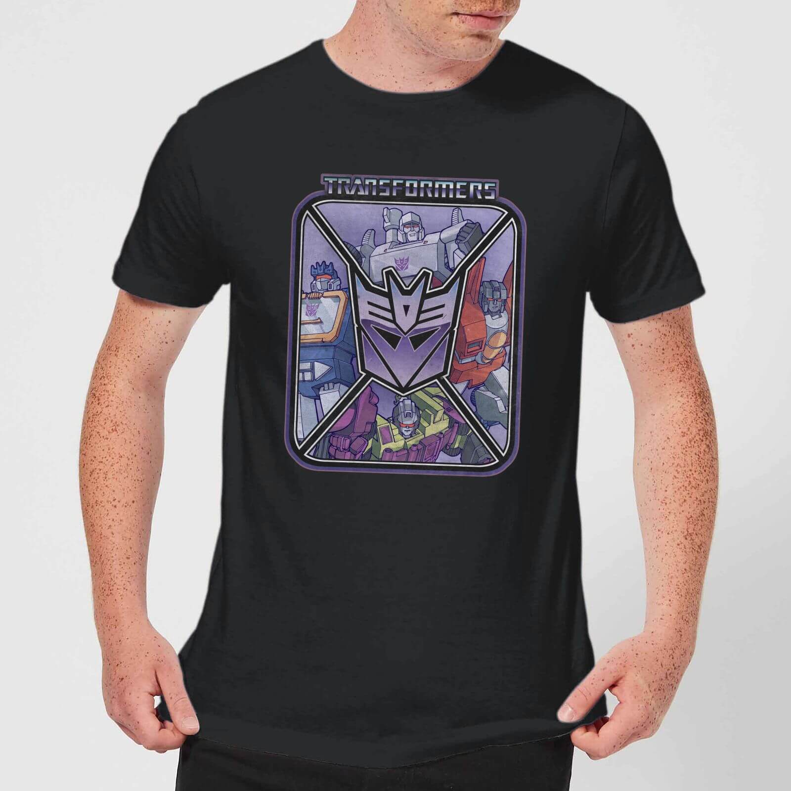 Transformers Decepticons Men's T-Shirt - Black - 5XL