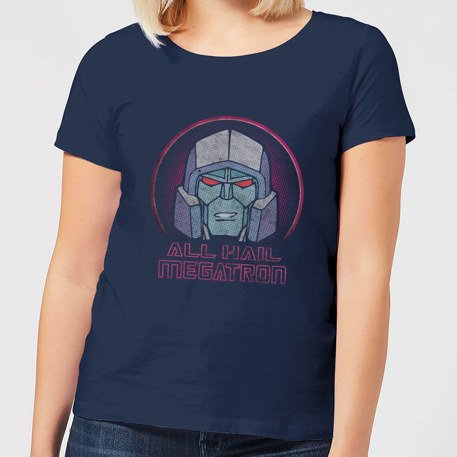 

Transformers All Hail Megatron Women's T-Shirt - Navy - XXL - Navy