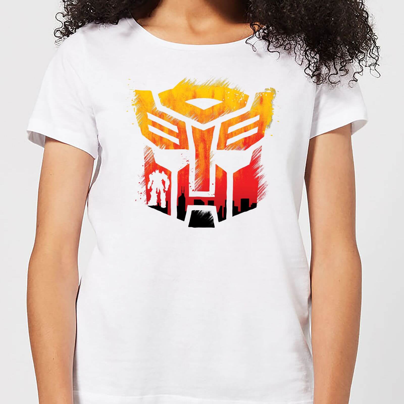 Transformers Autobot Symbol Women's T-Shirt - White - XL - White