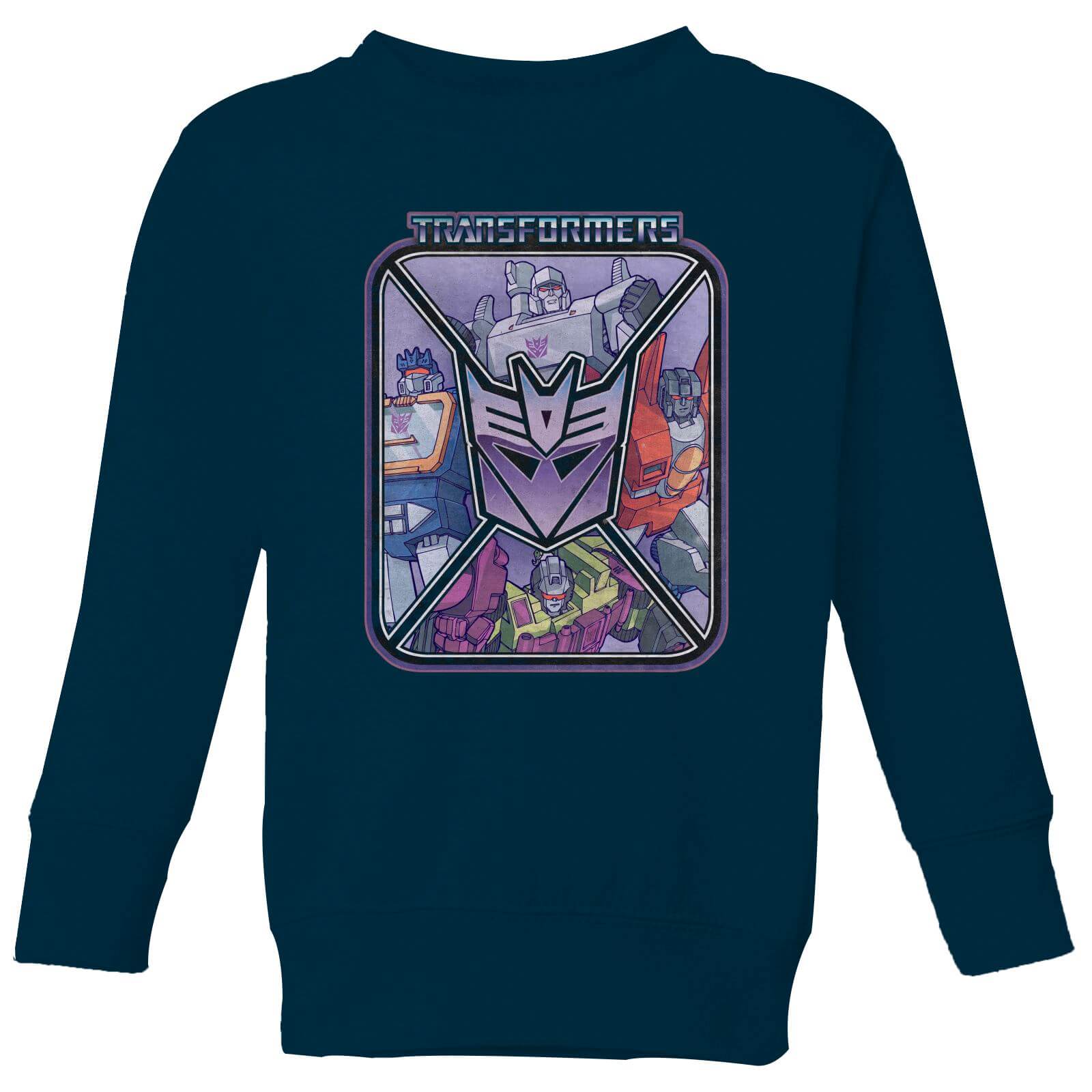 Transformers Decepticons Kids' Sweatshirt - Navy - 9-10 Years
