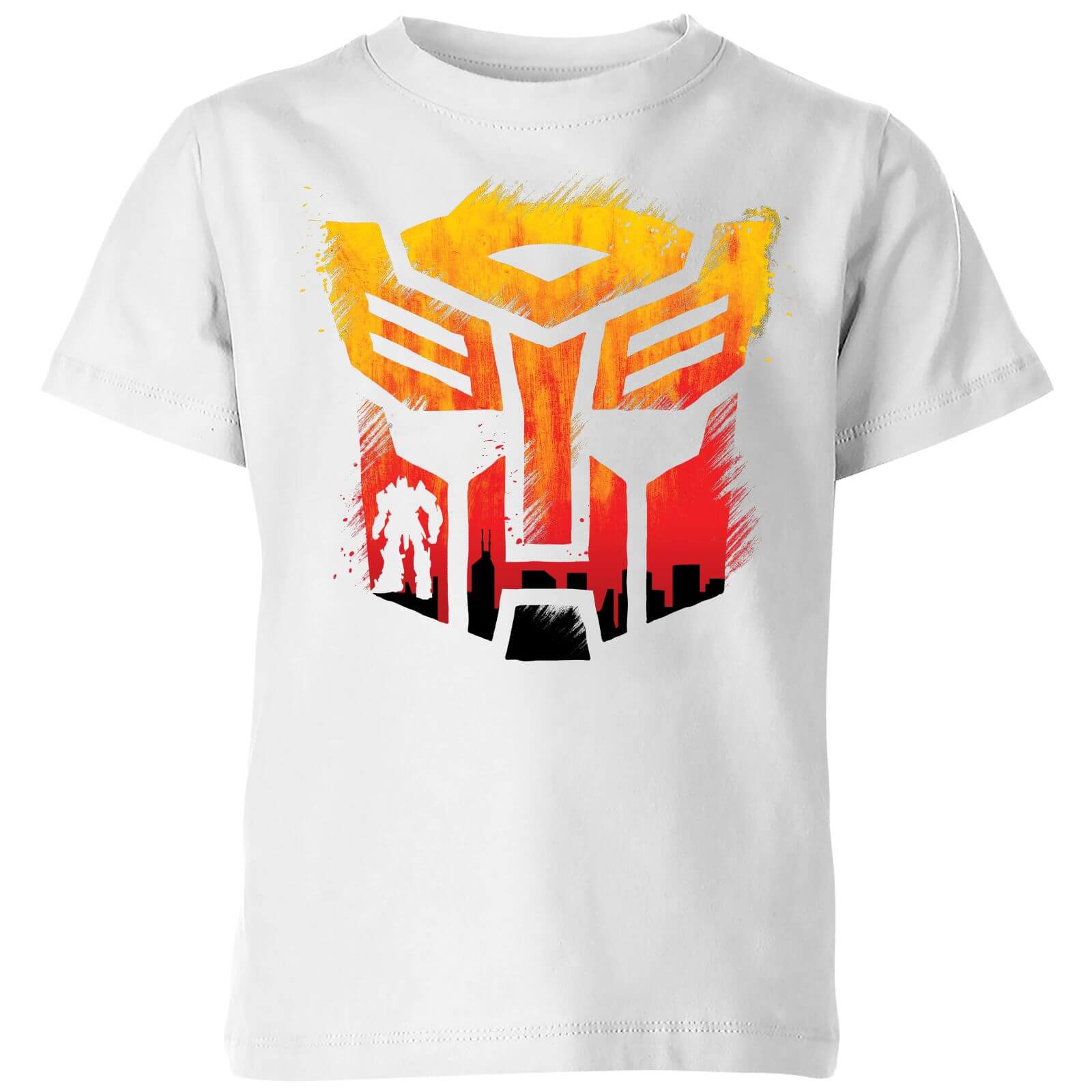 Transformers Autobot Symbol Kids' T-Shirt - White - 7-8 Years - White