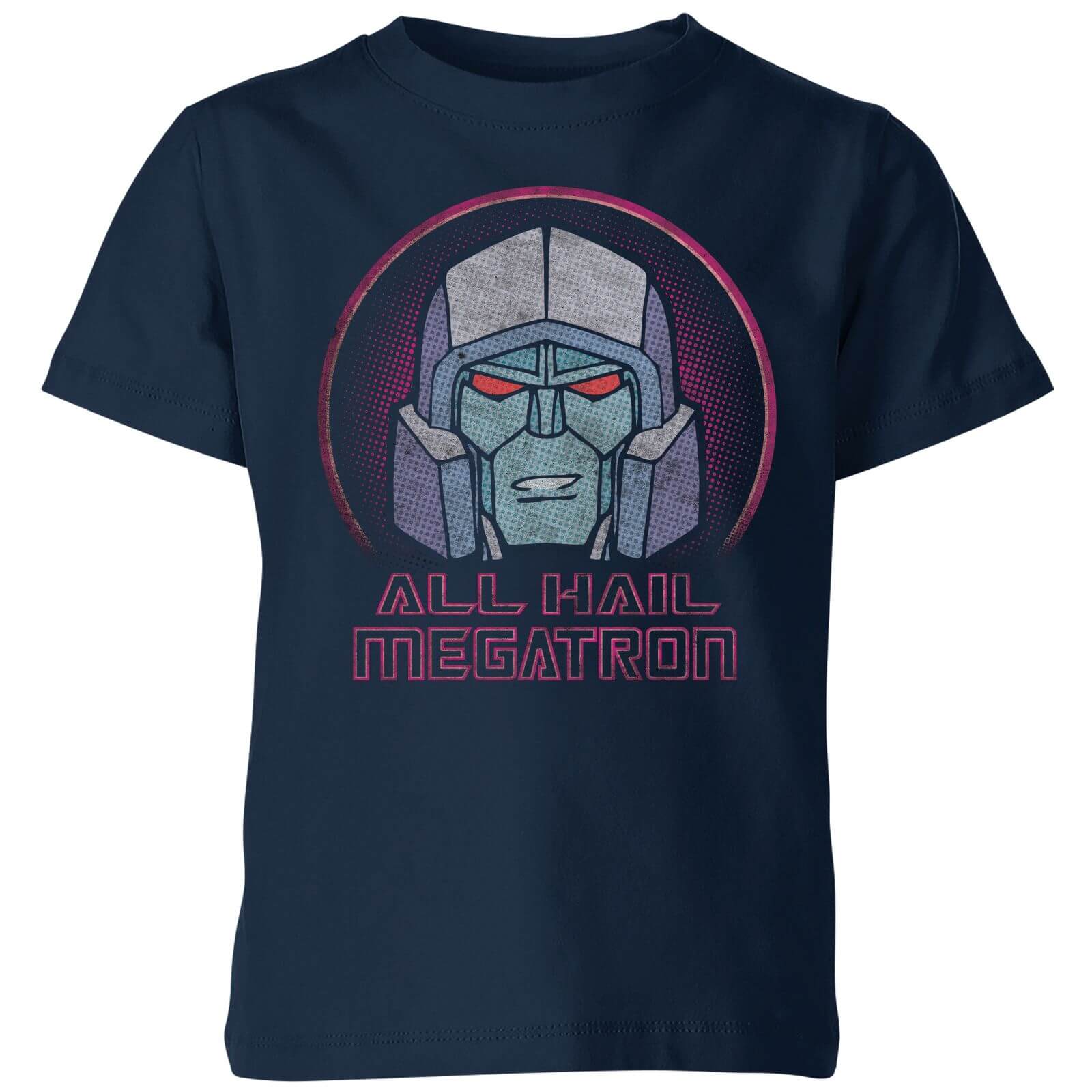 Transformers All Hail Megatron Kids' T-Shirt - Navy - 11-12 Years - Navy