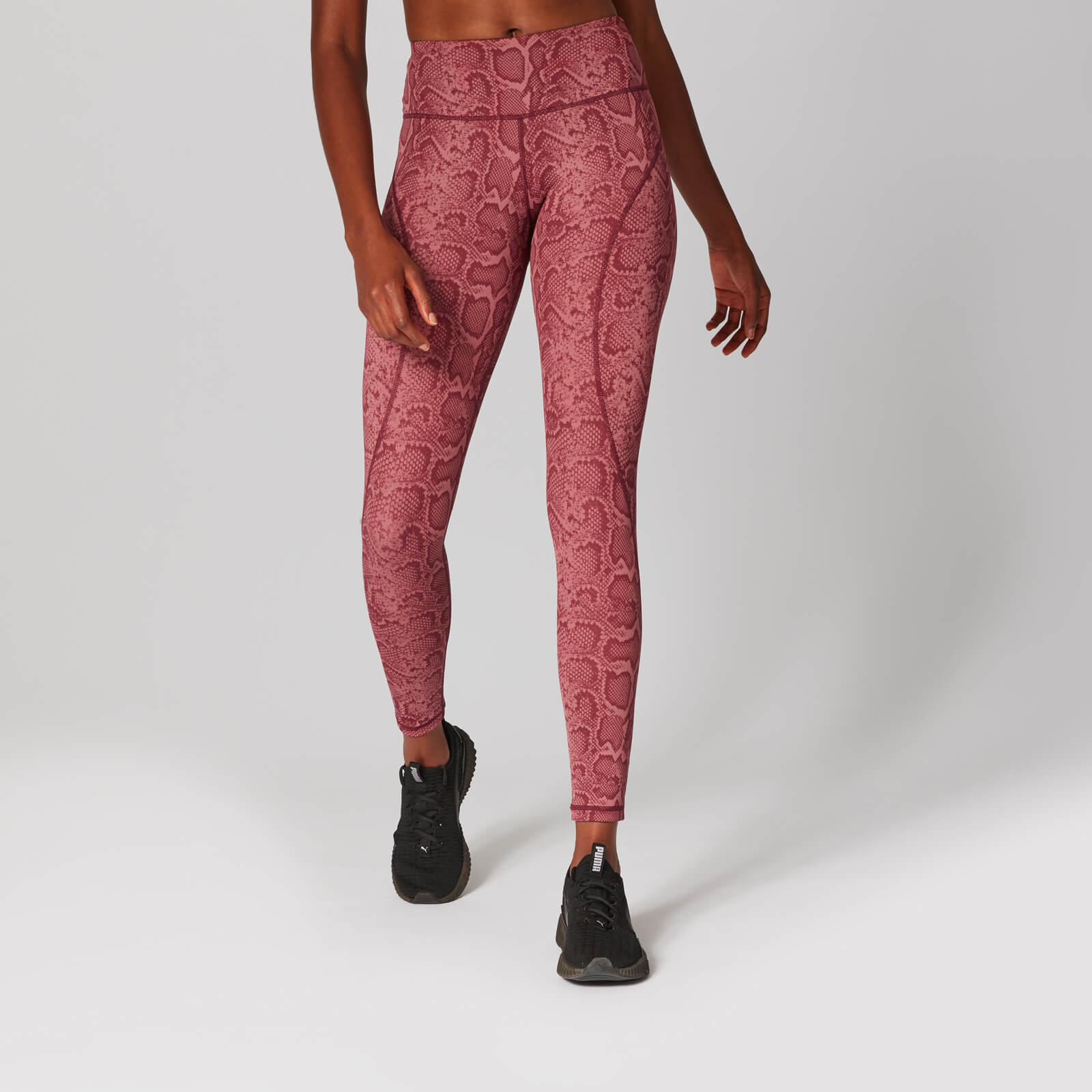 

Леггинсы Snake Print, розовые - S
