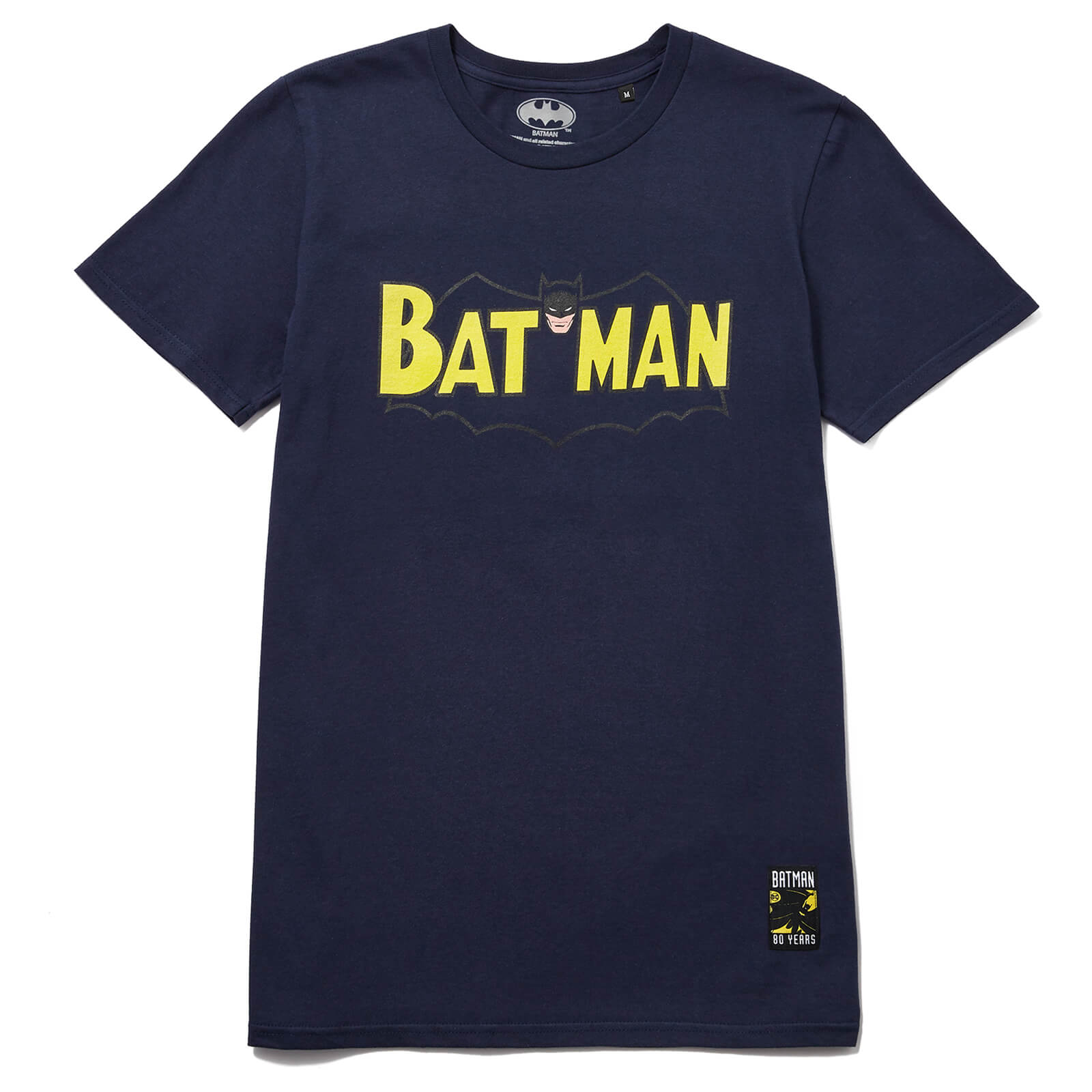 Batman 80th Anniversary 50s Future T-Shirt - Navy - M - Navy
