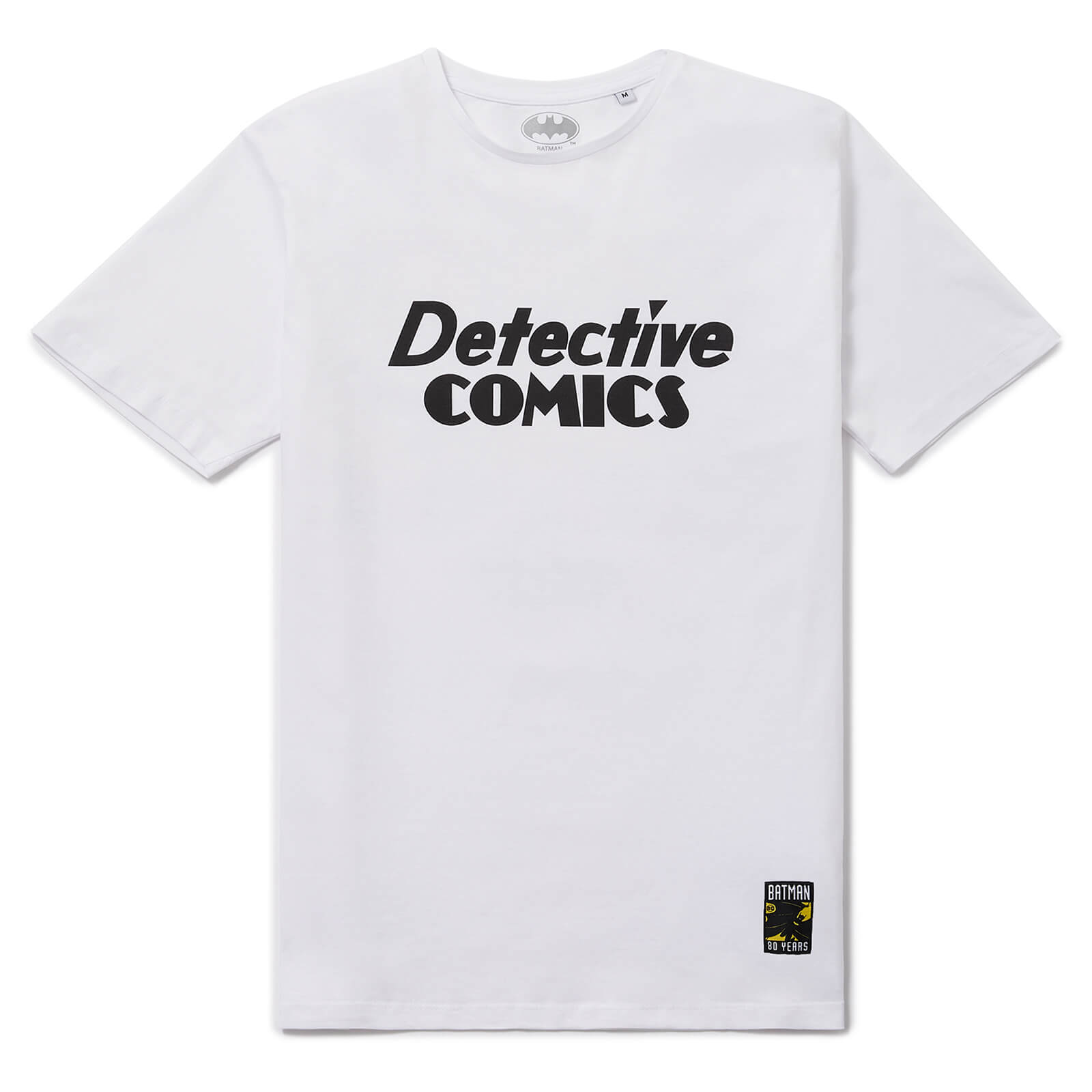 Batman 80th Anniversary Detective Comics T-Shirt - White - M - White