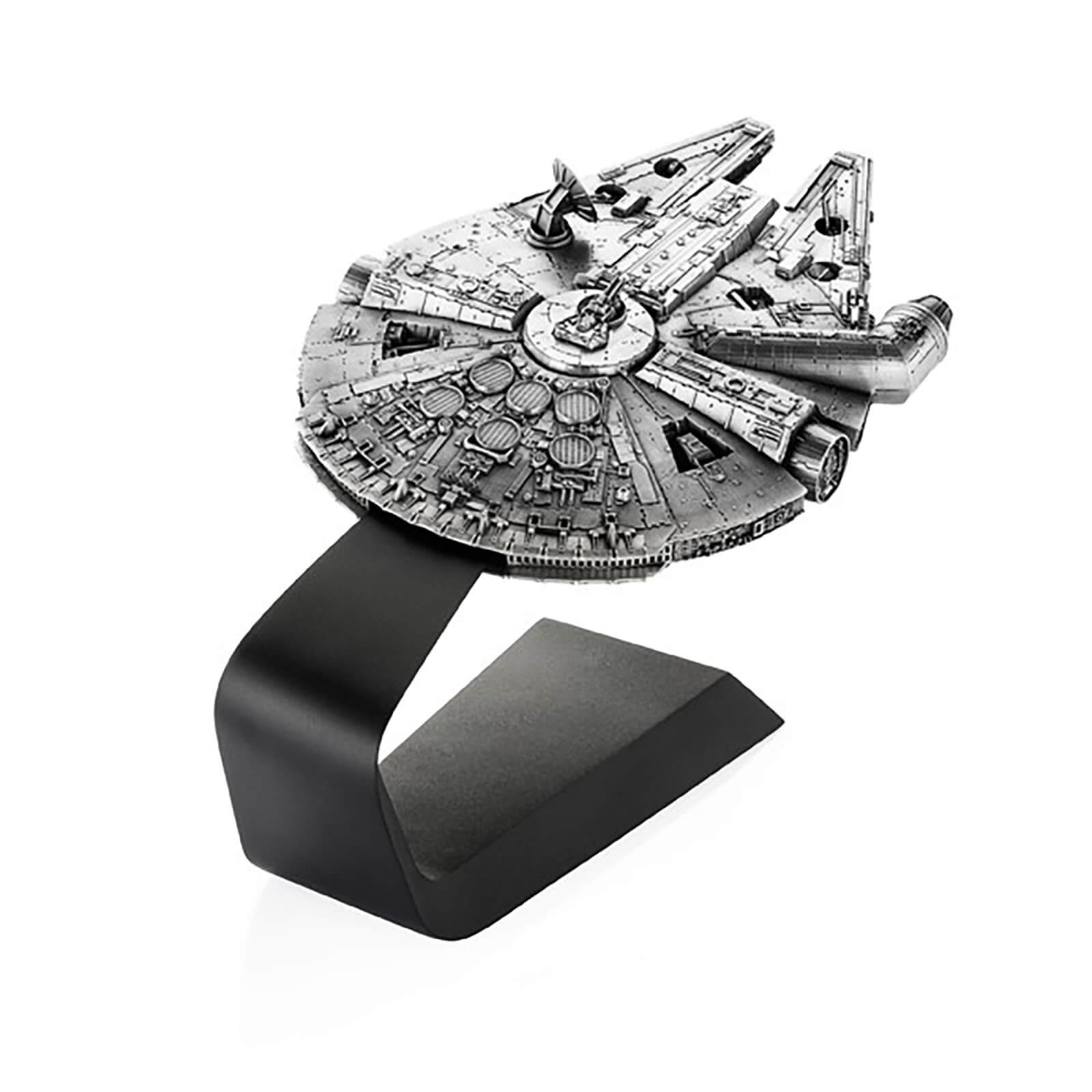 Royal Selangor Star Wars Millennium Falcon Vehicle with Stand 19.5cm - Pewter Replica
