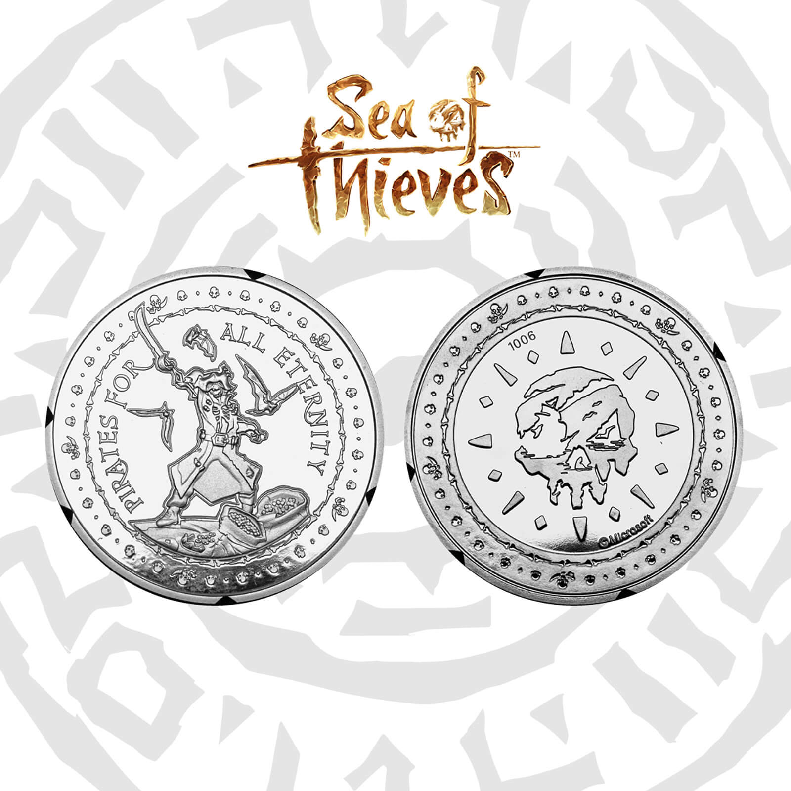Image of Sea of Thieves A Pirate for all Eternity Collector's Limited Edition Coin: Silver Variant