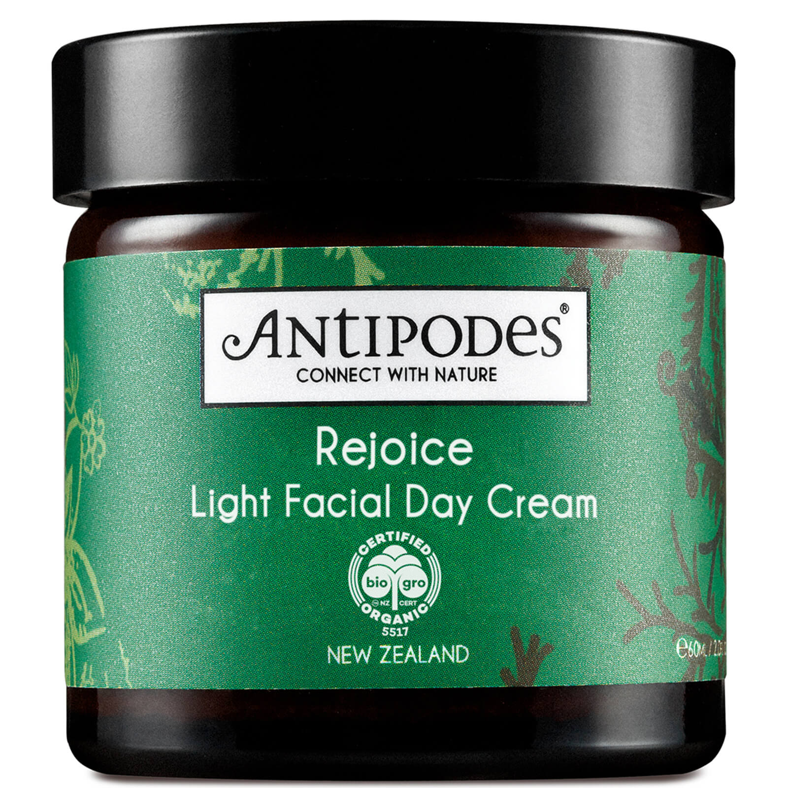 Antipodes Rejoice Light Facial Day Cream 60ml In Black