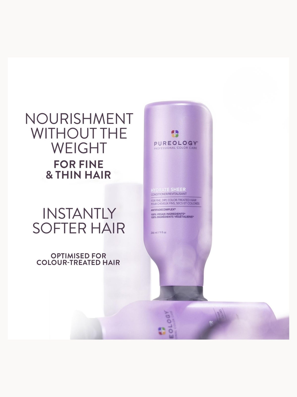 Pureology Sulphate Free Hydrate Sheer Conditioner for a Gentle Cleanse for Fine, Dry Hair 266ml, photo 3