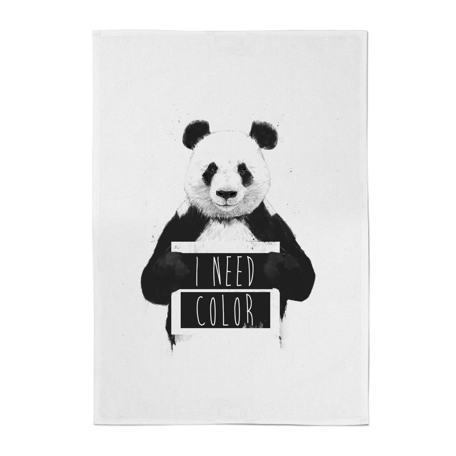 I Need Color Cotton Tea Towel