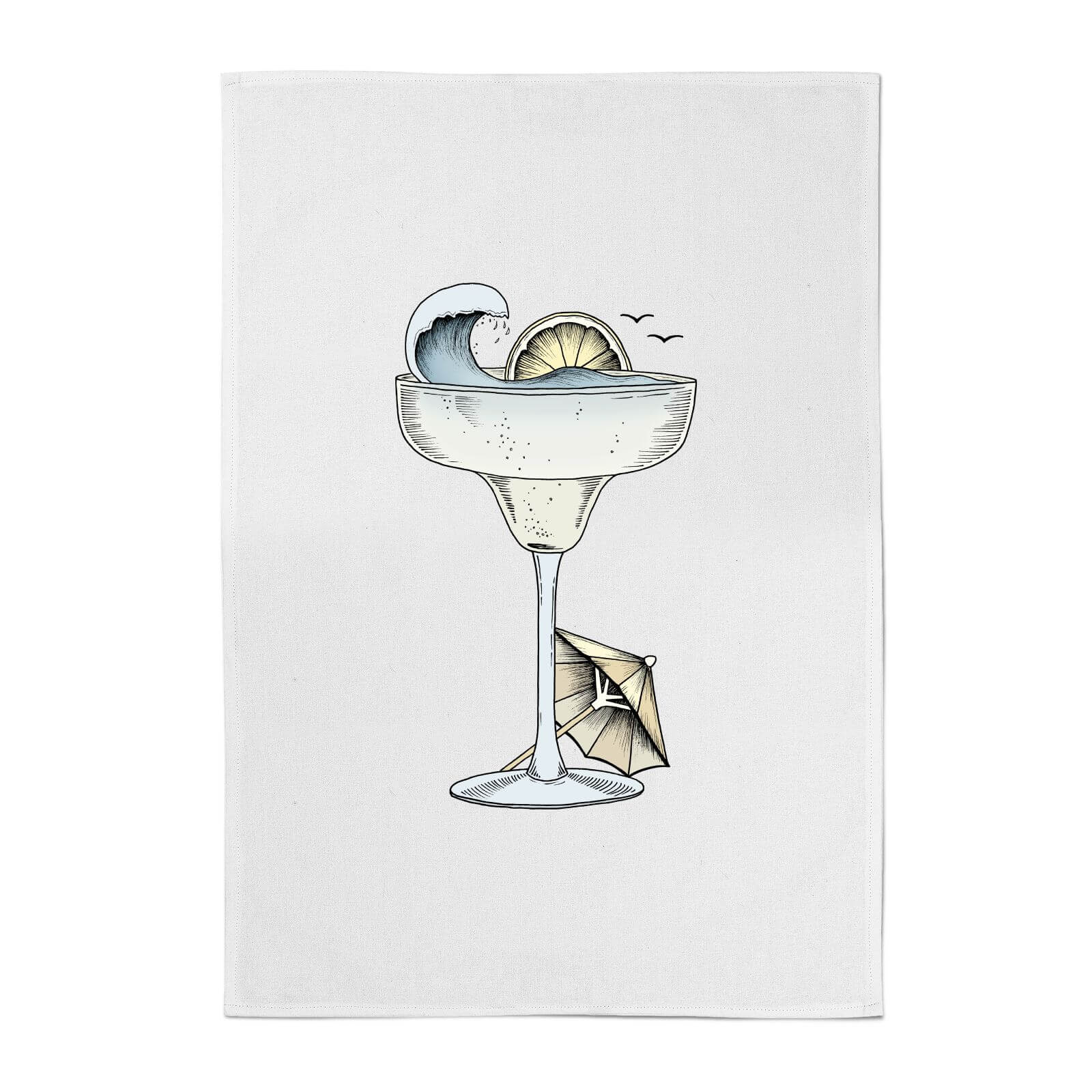 Barlena Summer Cocktail Cotton Tea Towel