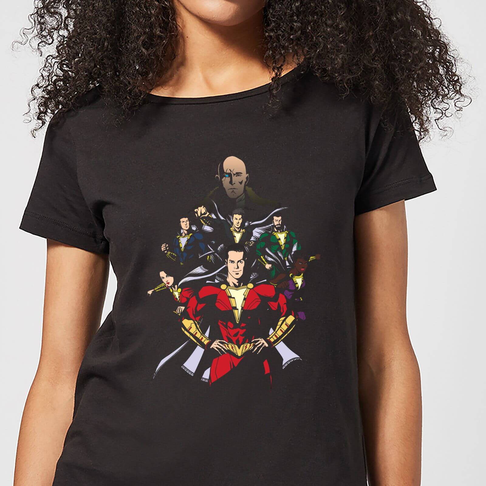 Shazam Team Up Women's T-Shirt - Black - S - Black
