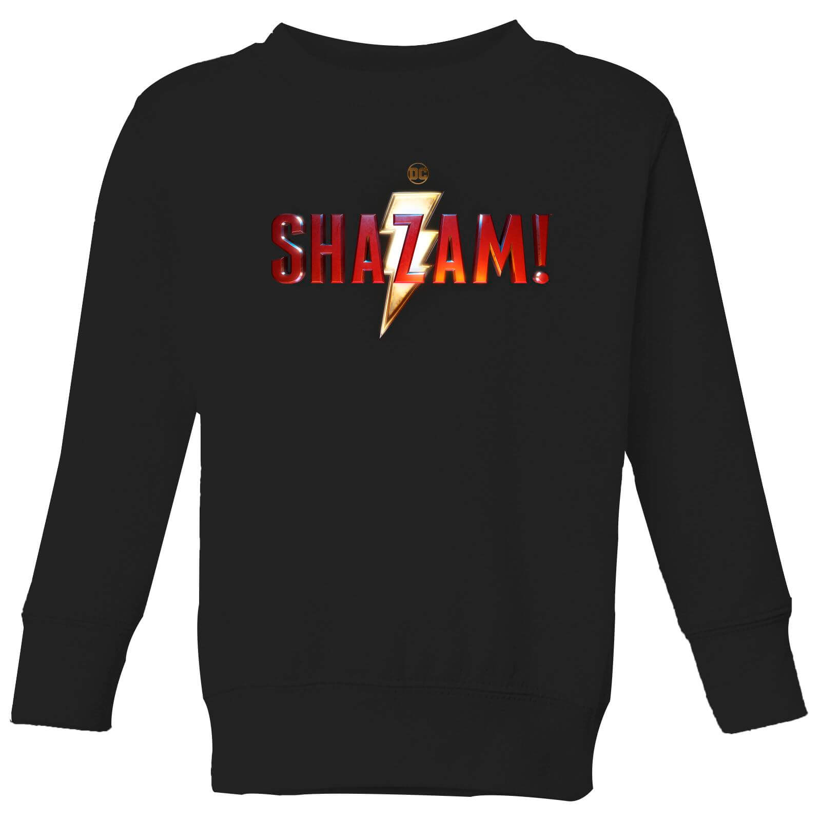 Dc Comics Shazam logo kids' sweatshirt - black - 11-12 years