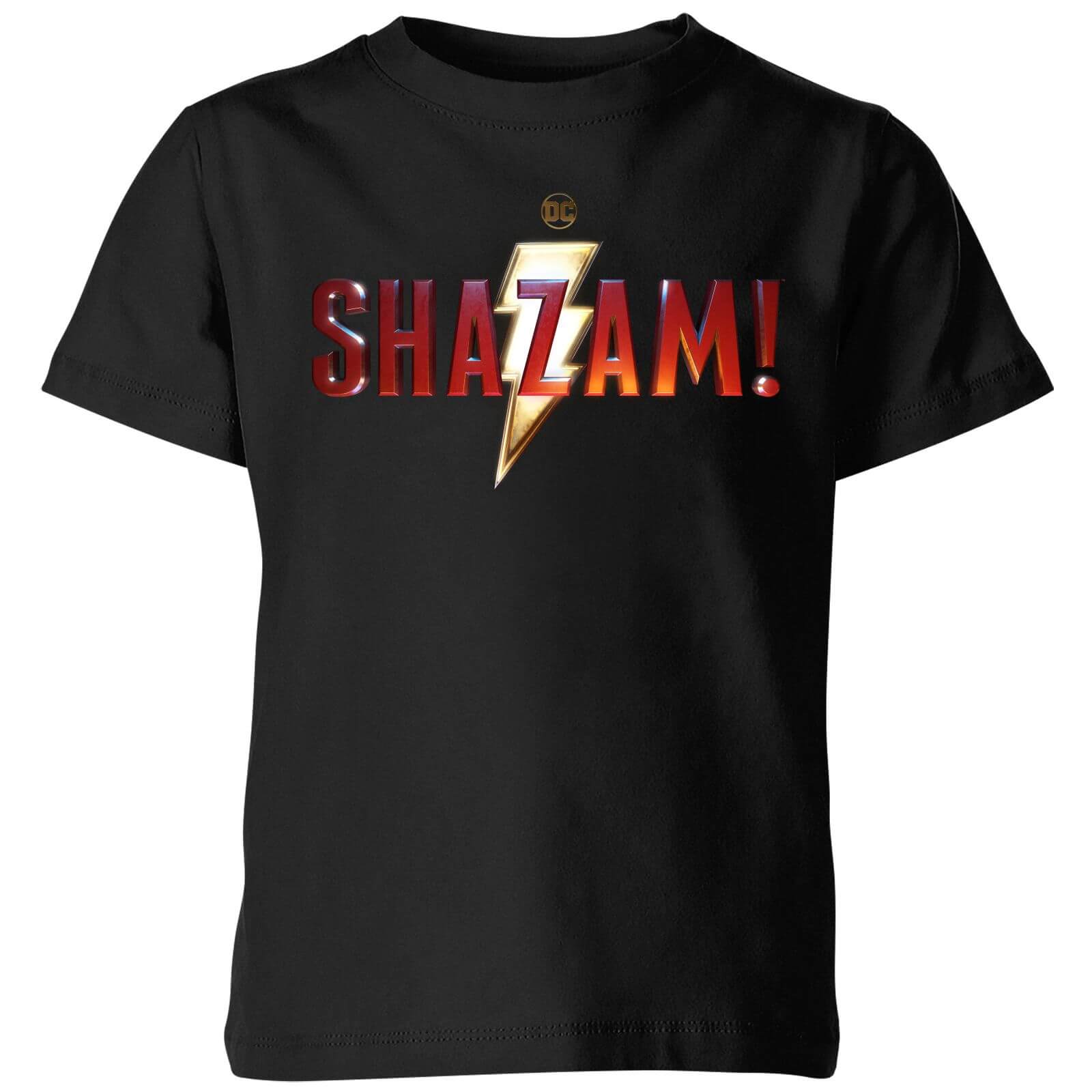 Shazam Logo Kids' T-Shirt - Black - 3-4 Years
