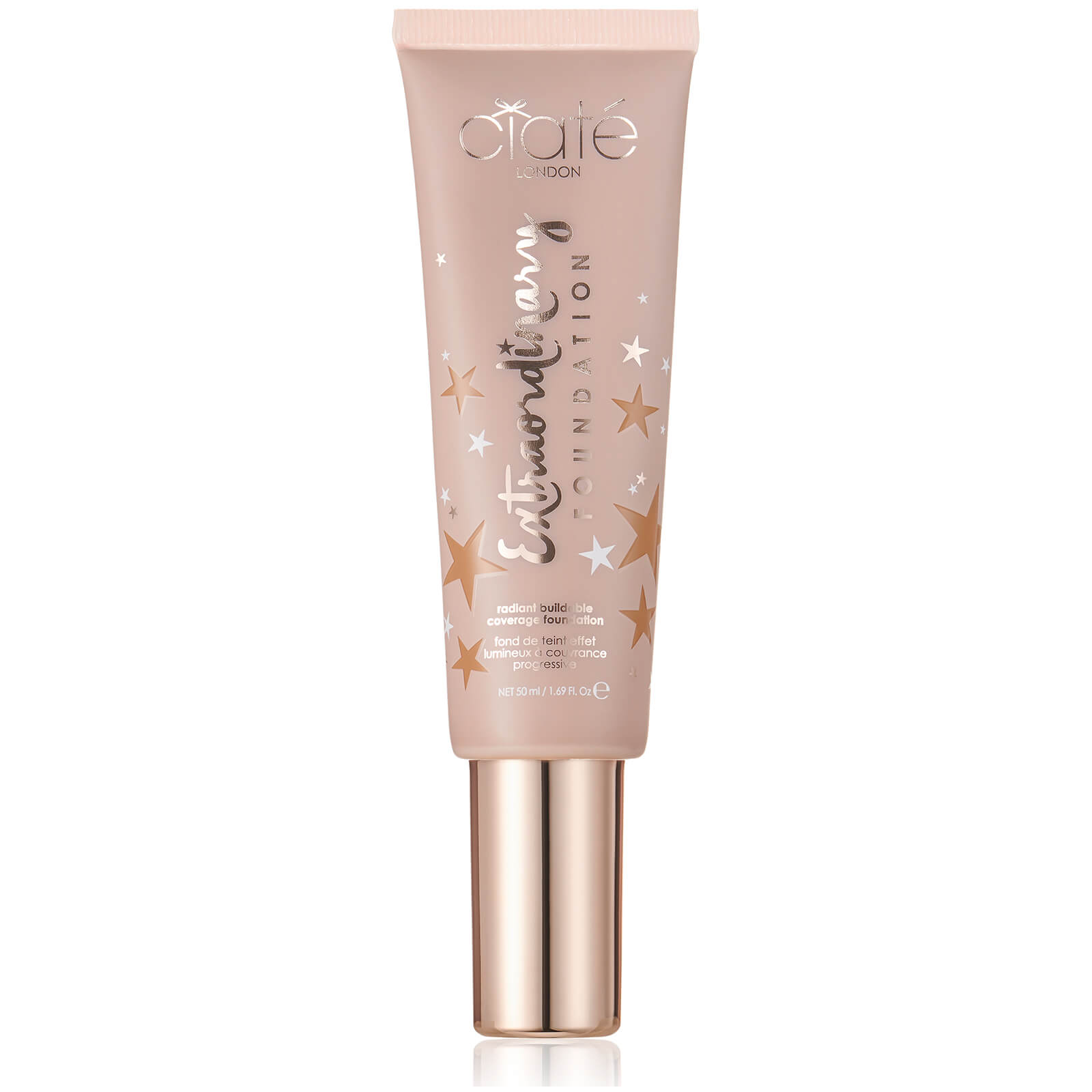 Image of Ciaté London Extraordinary Radiant Buildable Liquid Foundation 50ml (Various Shades) - 124Y Biscuit