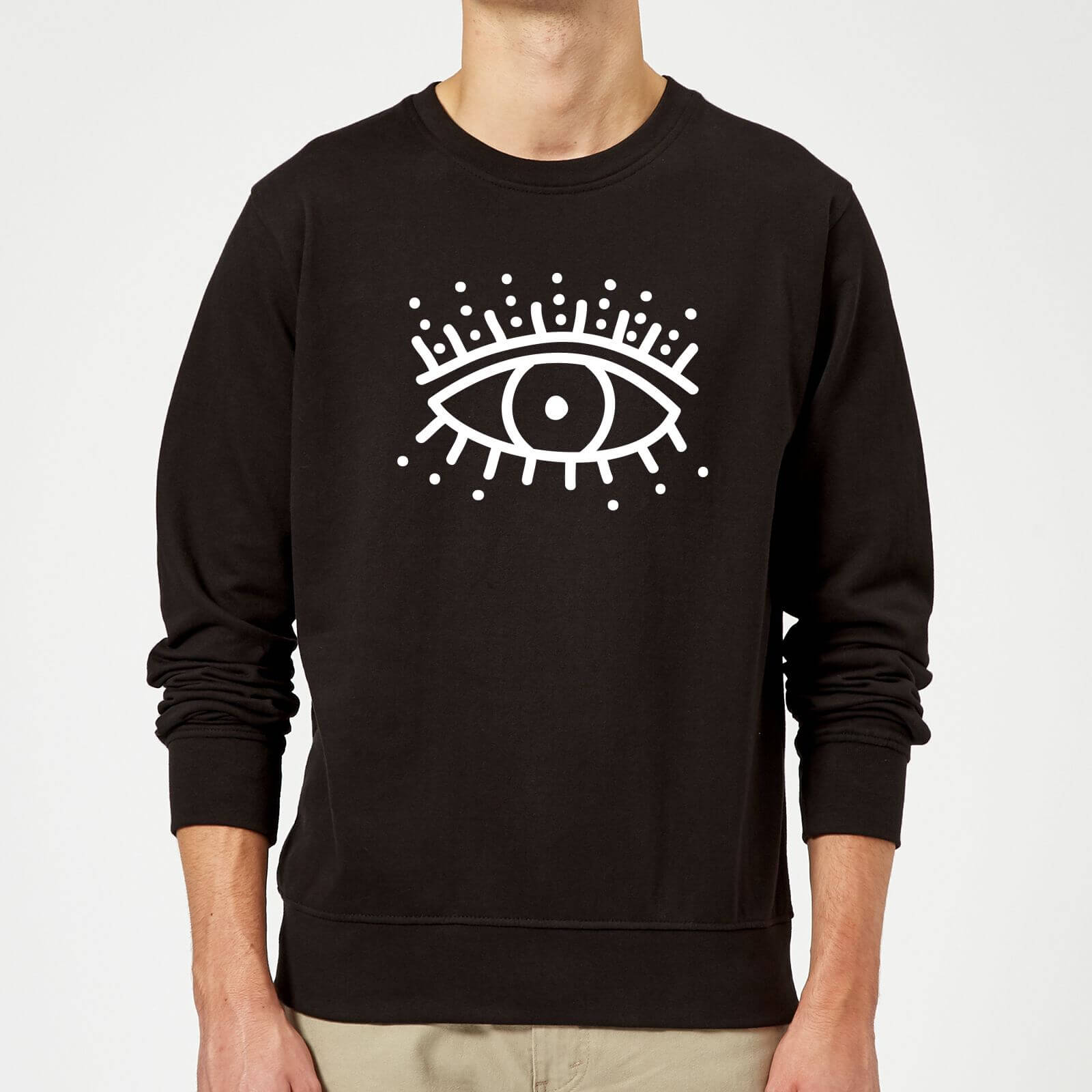 Eye Eye Sweatshirt - Black - S - Black