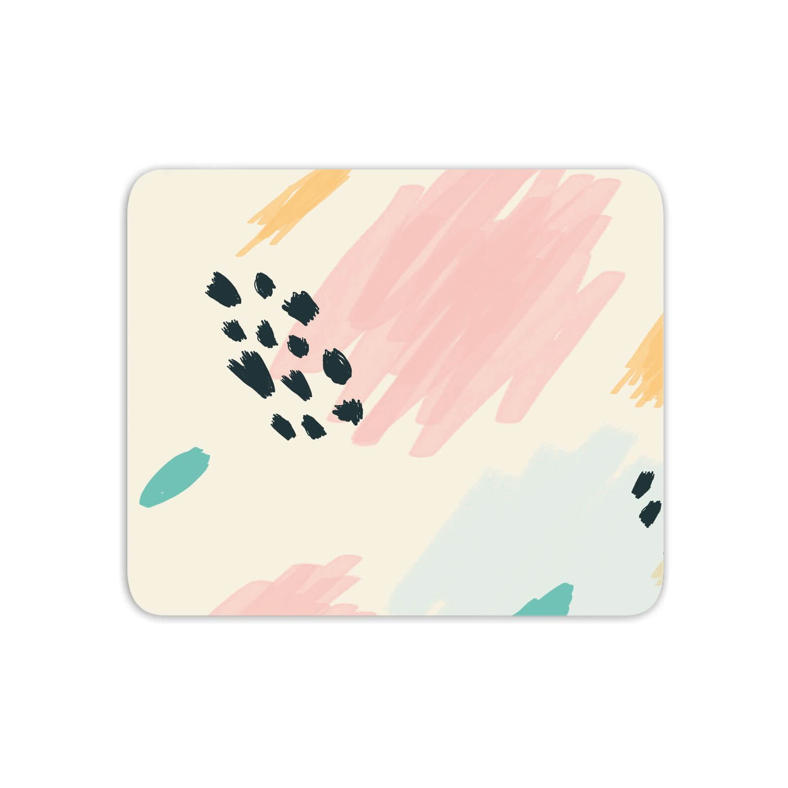 Mouse Mats Crayon Pattern Dots And Scribbles Mouse Mat