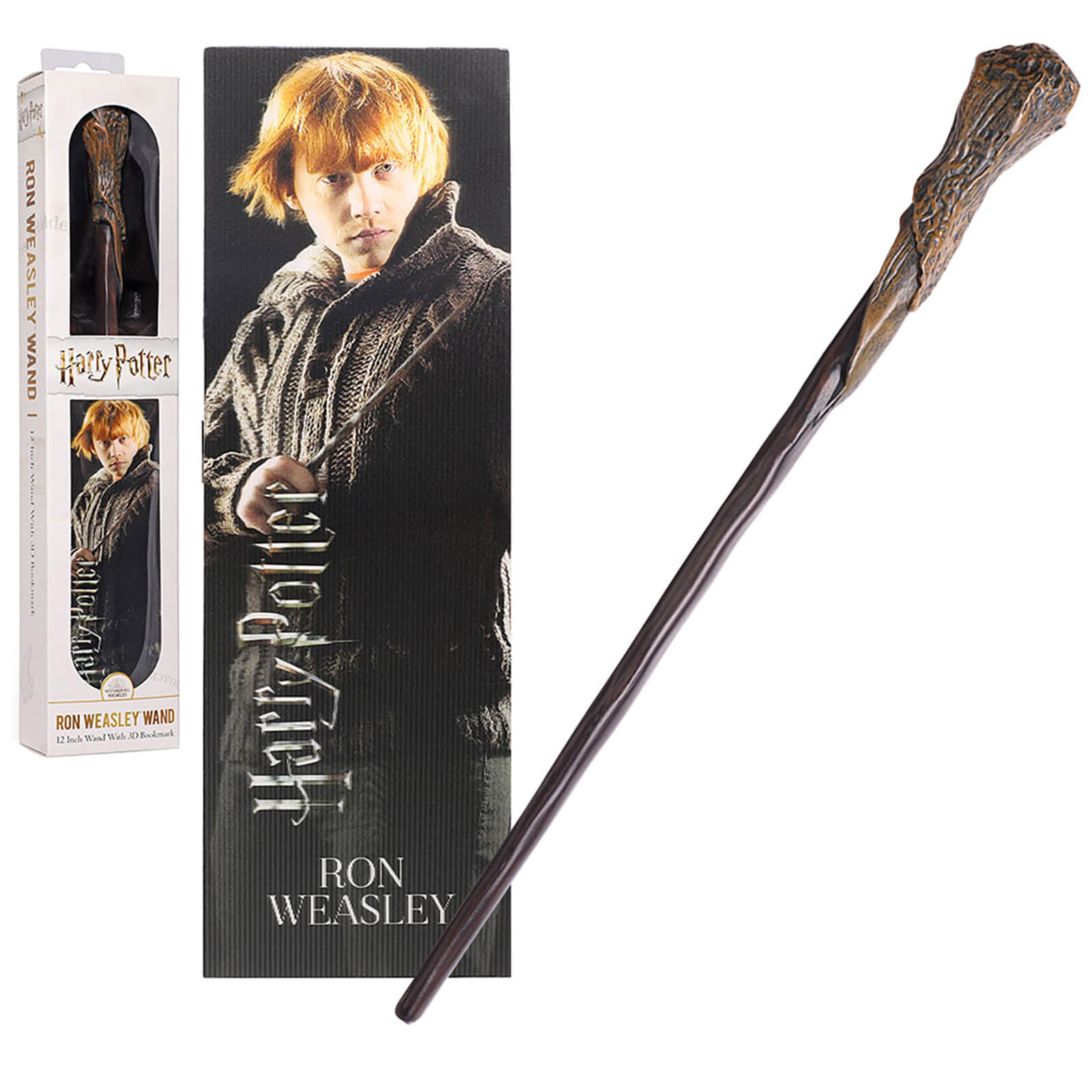 Ron Weasley 30cm PVC Wand with Prismatic Bookmark