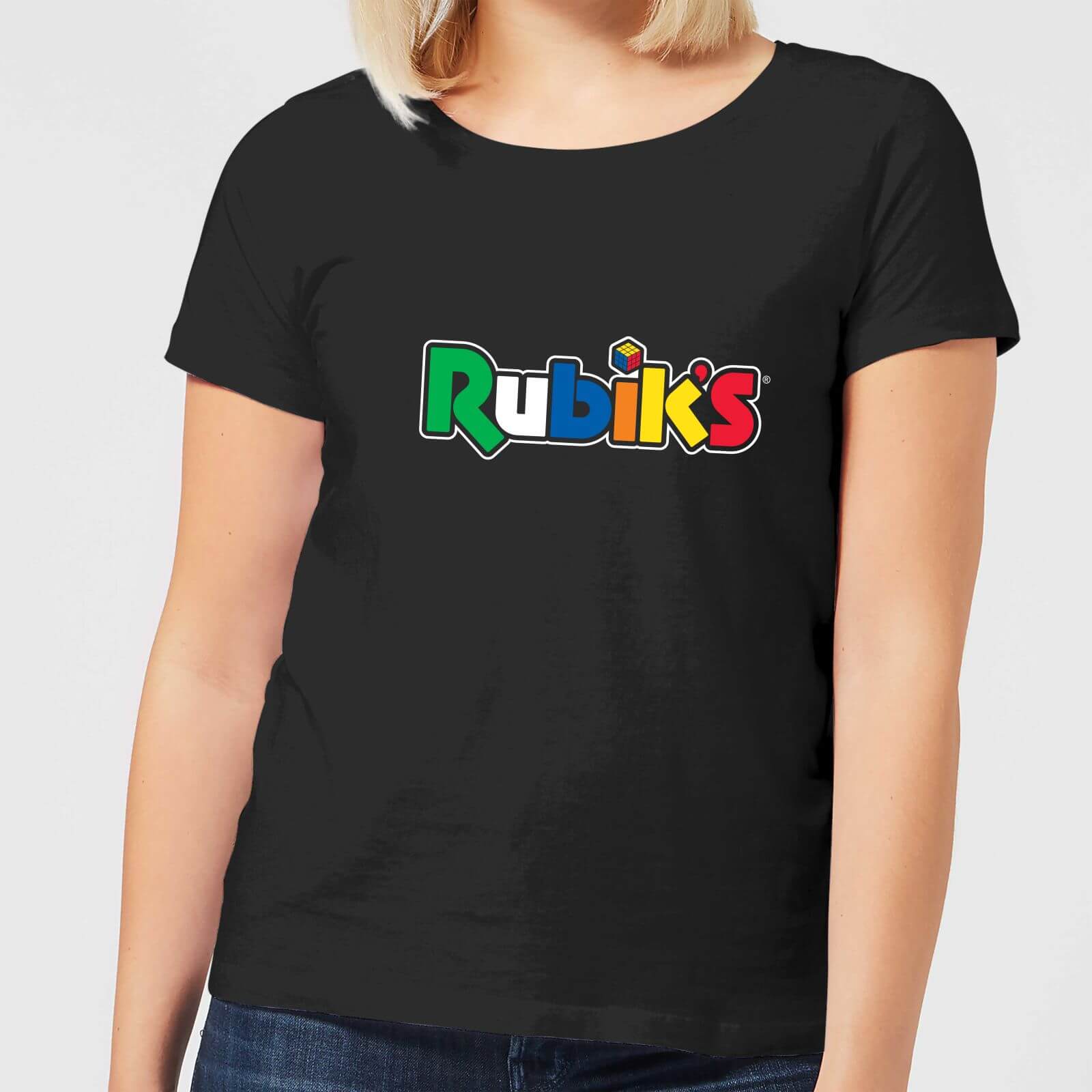 Rubik's Core Logo Women's T-Shirt - Black - 3XL - Black
