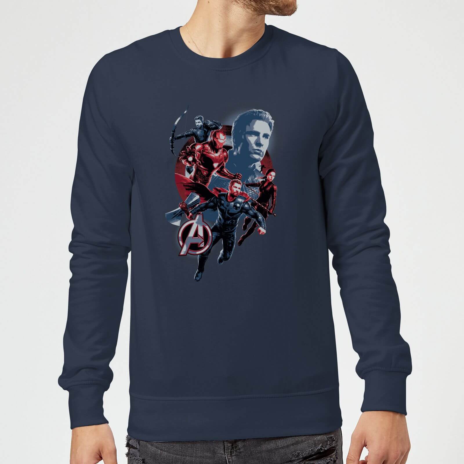 Felpa Avengers: Endgame Shield Team - Navy - XXL