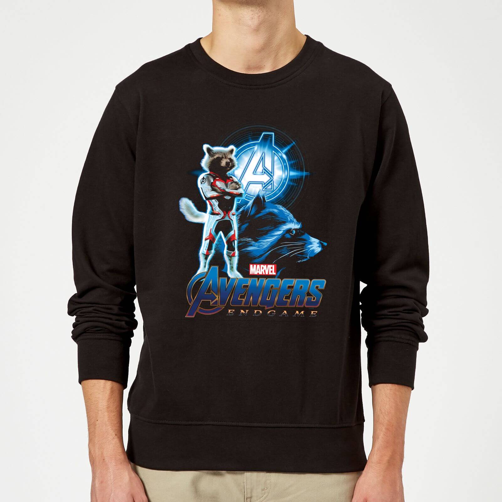 Avengers: Endgame Rocket Suit Sweatshirt - Black - XL - Black