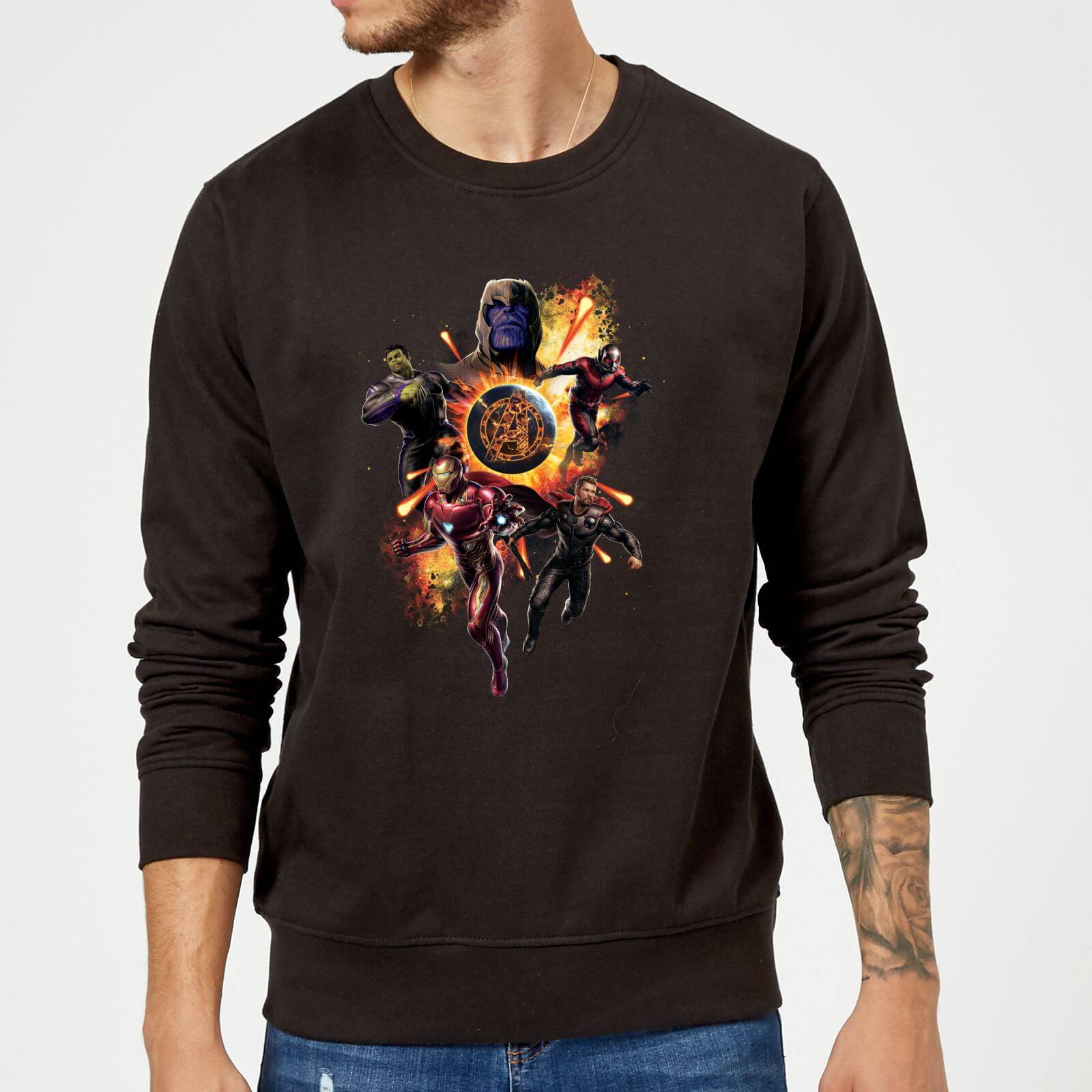 

Sweat-shirt Avengers: Endgame Explosion Team Homme - Noir - M - Noir